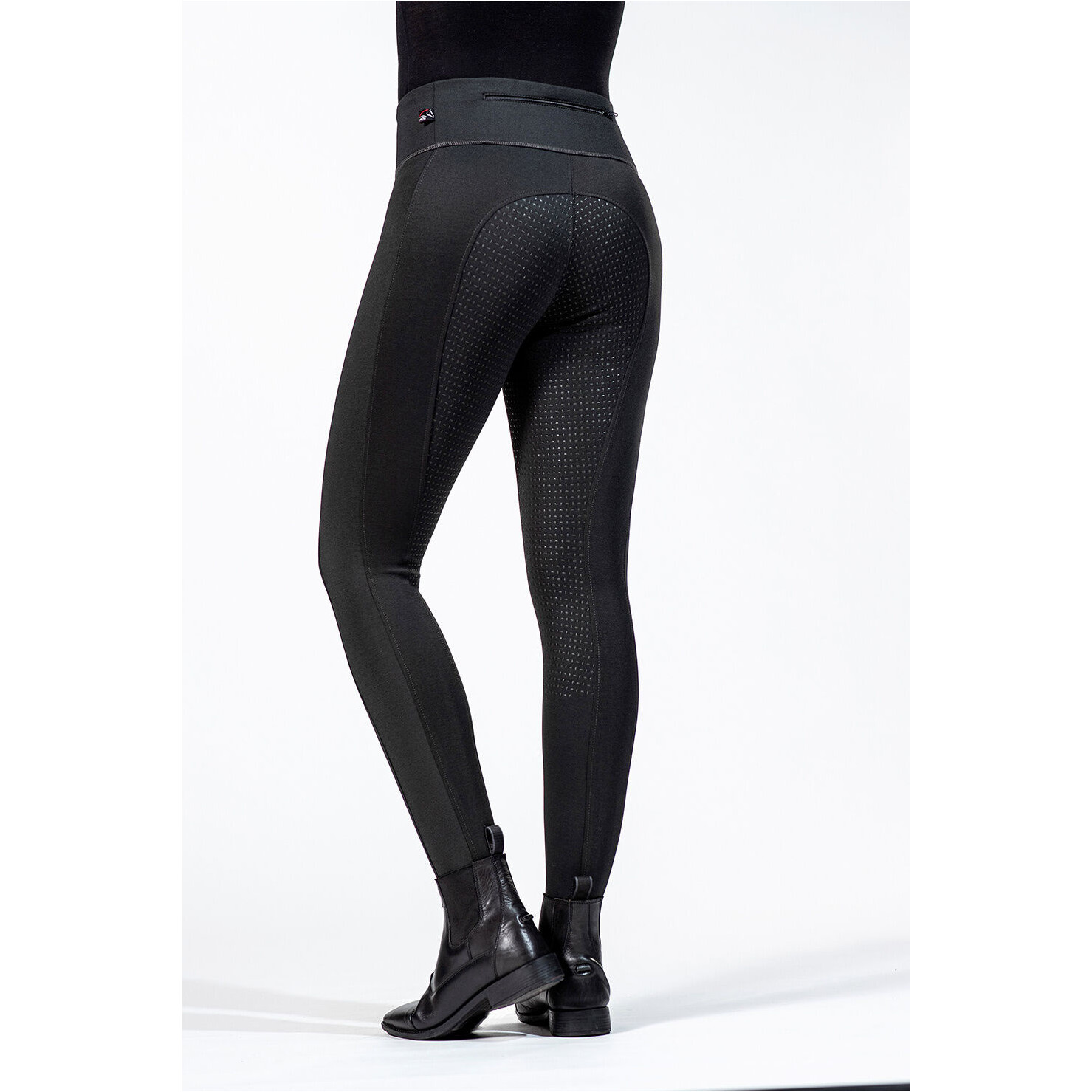 Winter Kinder Reitleggings Silikon Vollbesatz COSY STYLE schwarz