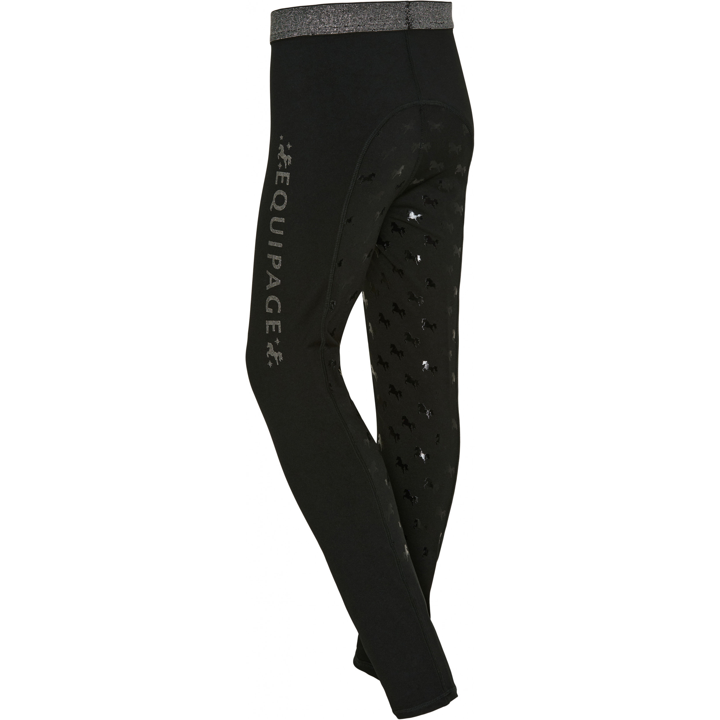 Kinder Reitleggings Silikon Vollbesatz MAGGIE schwarz Kinder Reitleggings Silikon Vollbesatz MAGGIE schwarz