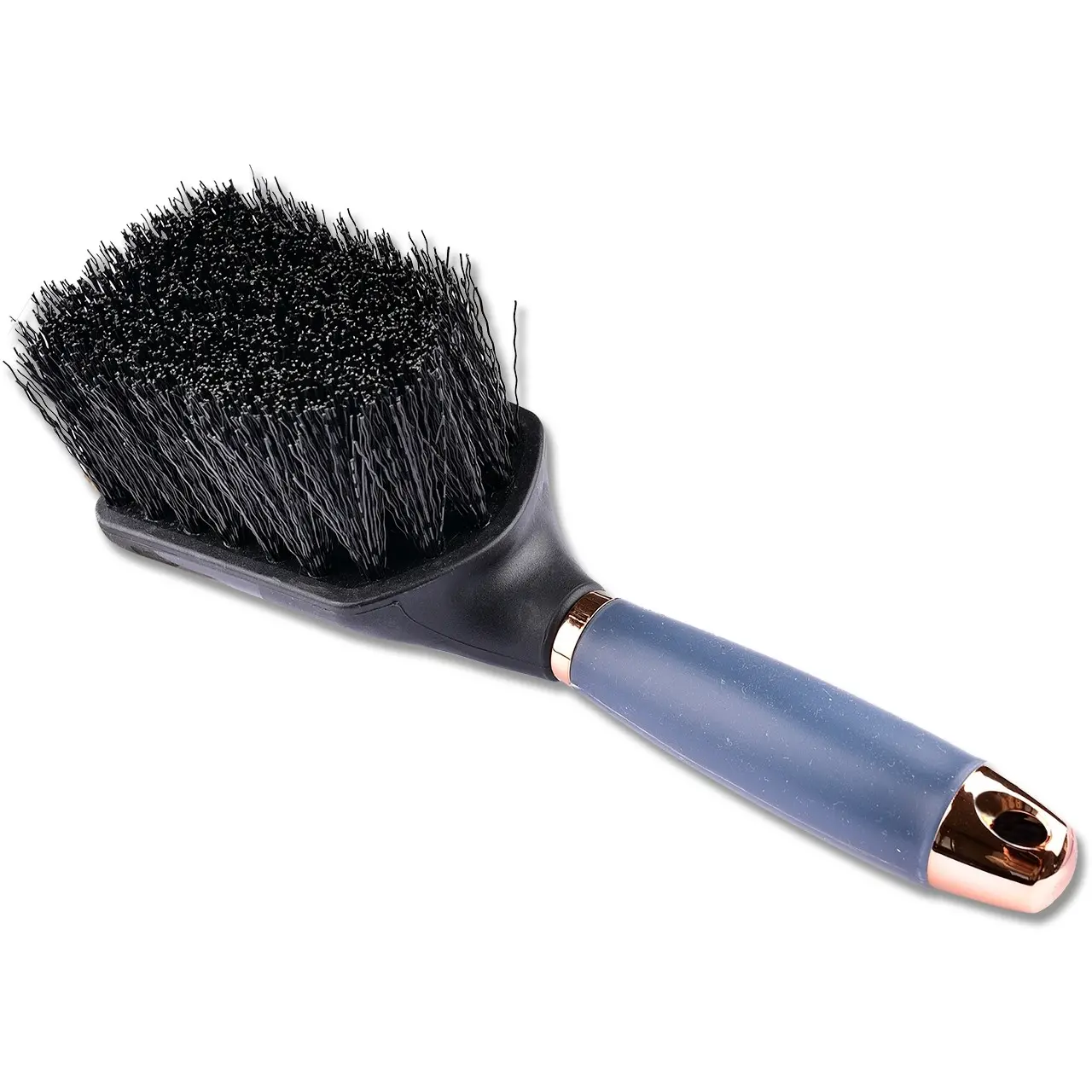 Hufbürste mit Gelgriff schwarz/rosegold