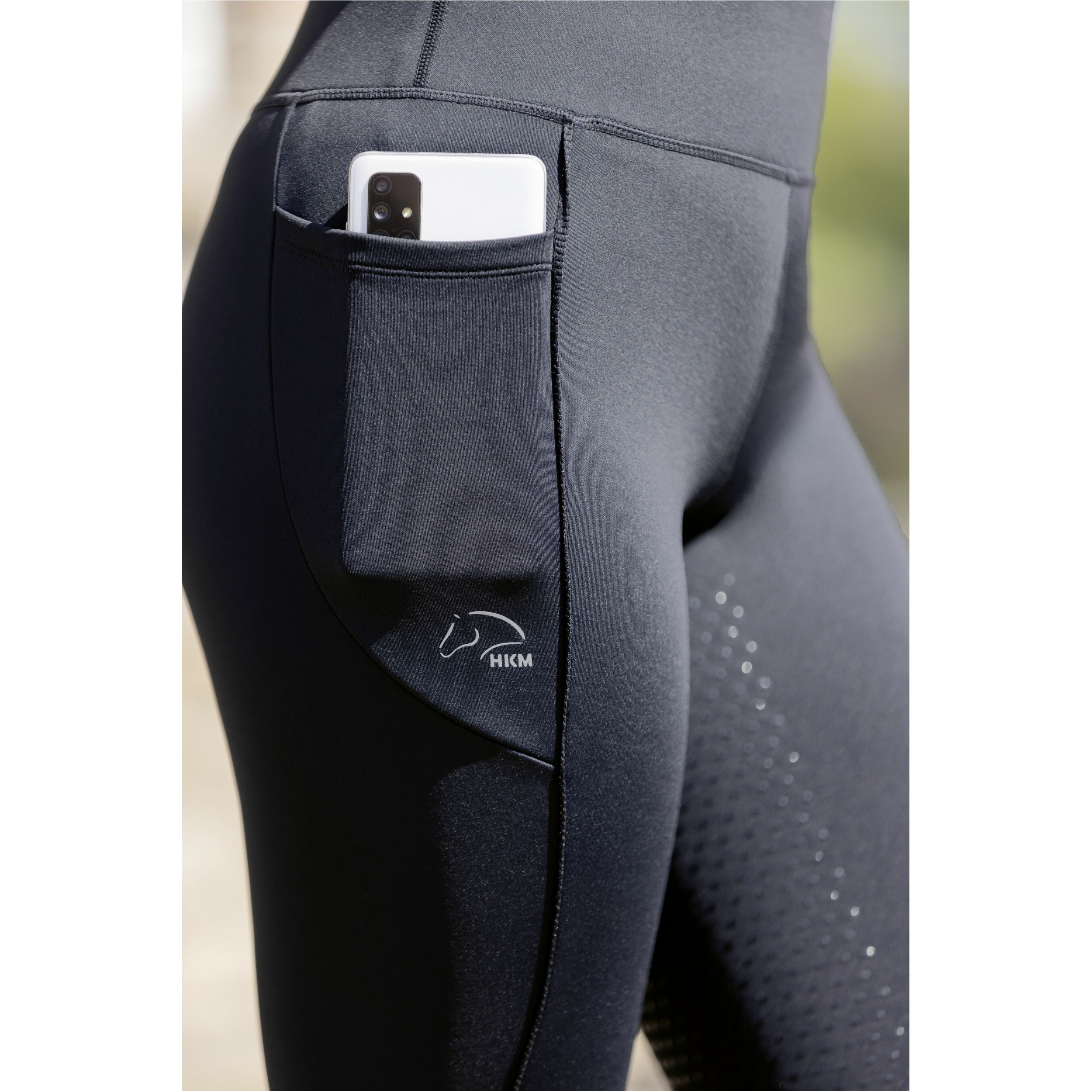 Damen Reitleggings Silikon Vollbesatz ALICE schwarz