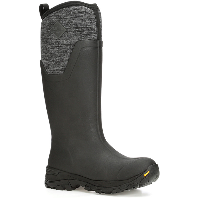 Winter Damen Gummistiefel ARCTIC ICE TALL schwarz/grau