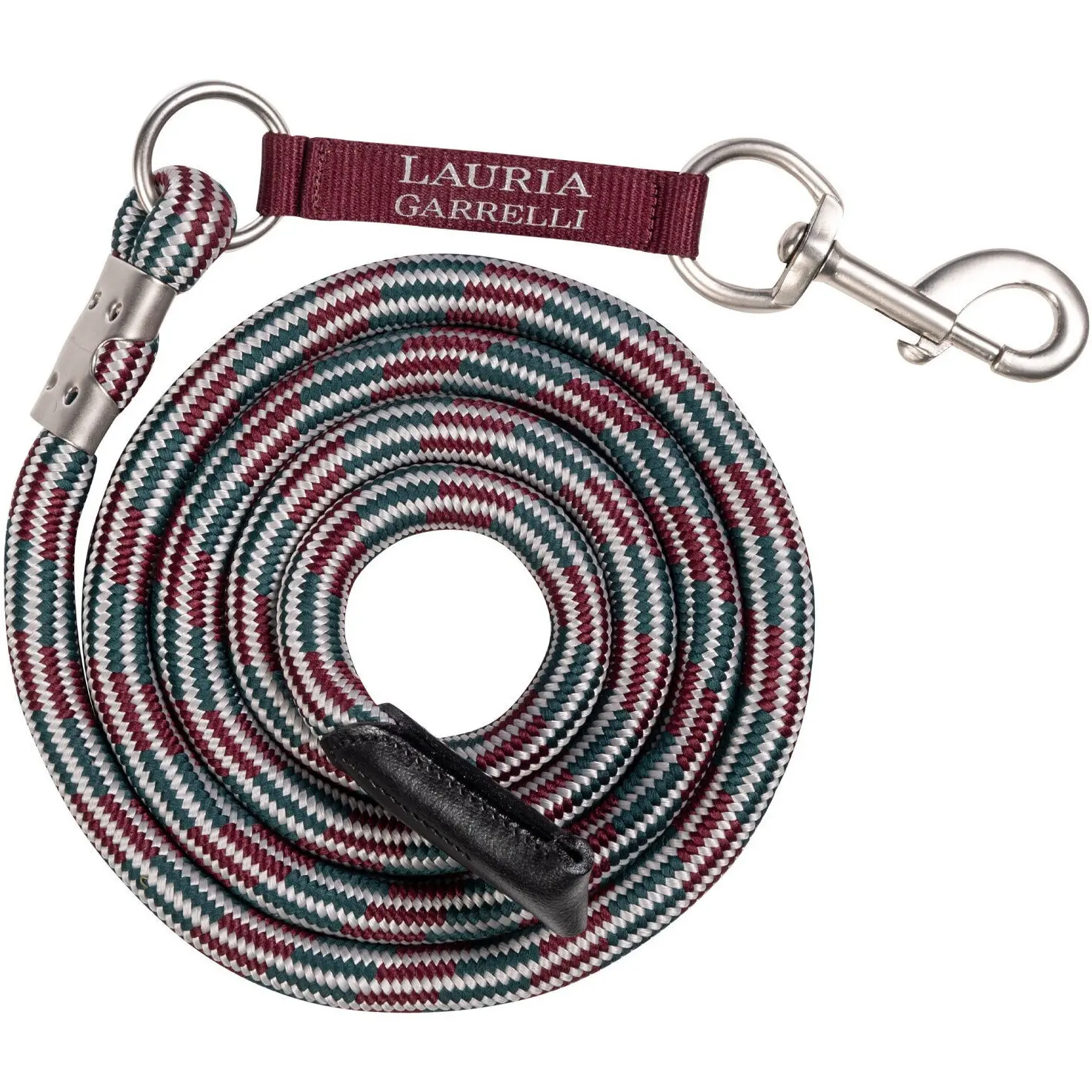 Führstrick mit Karabinerhaken LIVIGNO bordeaux Führstrick mit Karabinerhaken LIVIGNO bordeaux