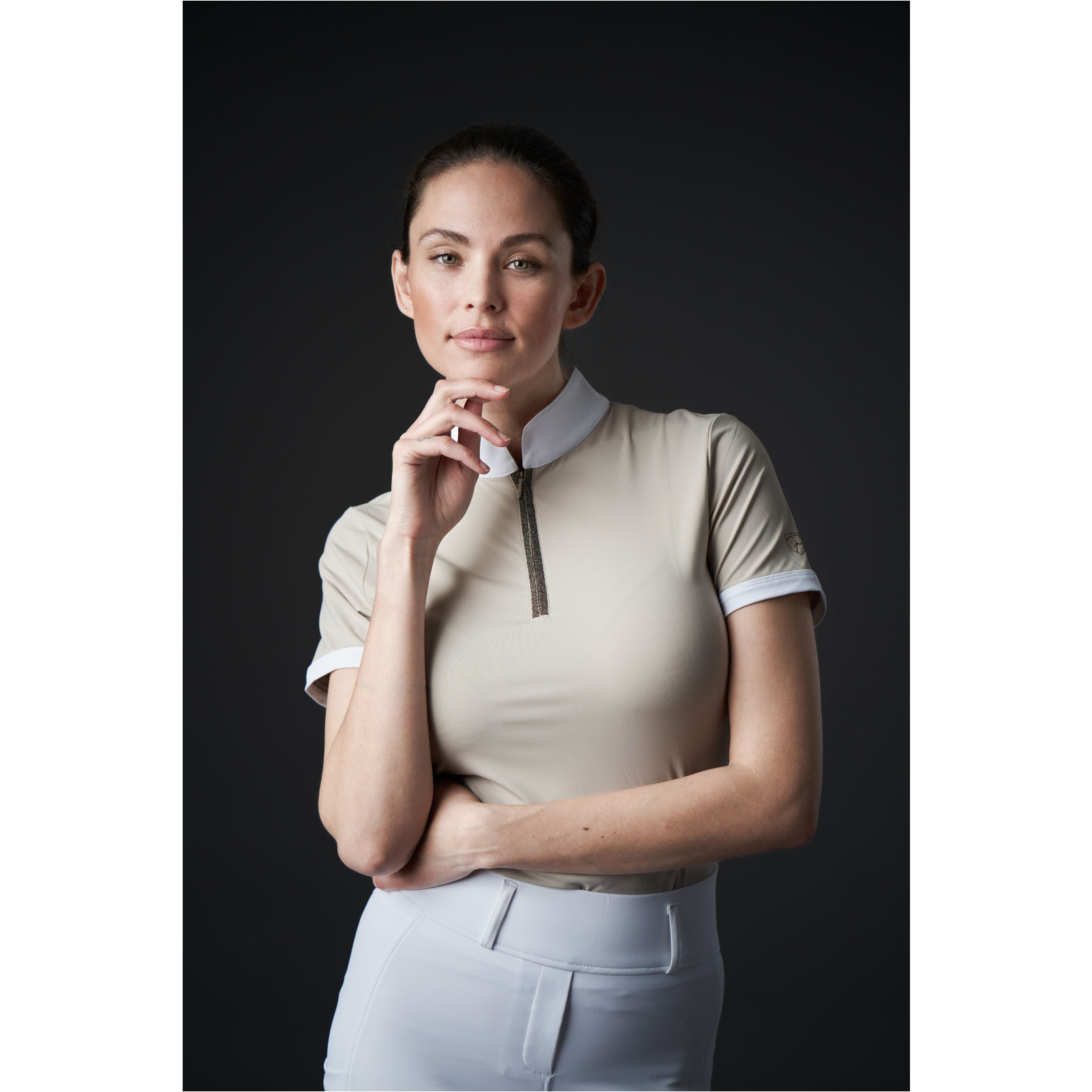 Damen Showshirt Kurzarm NICE sandshell