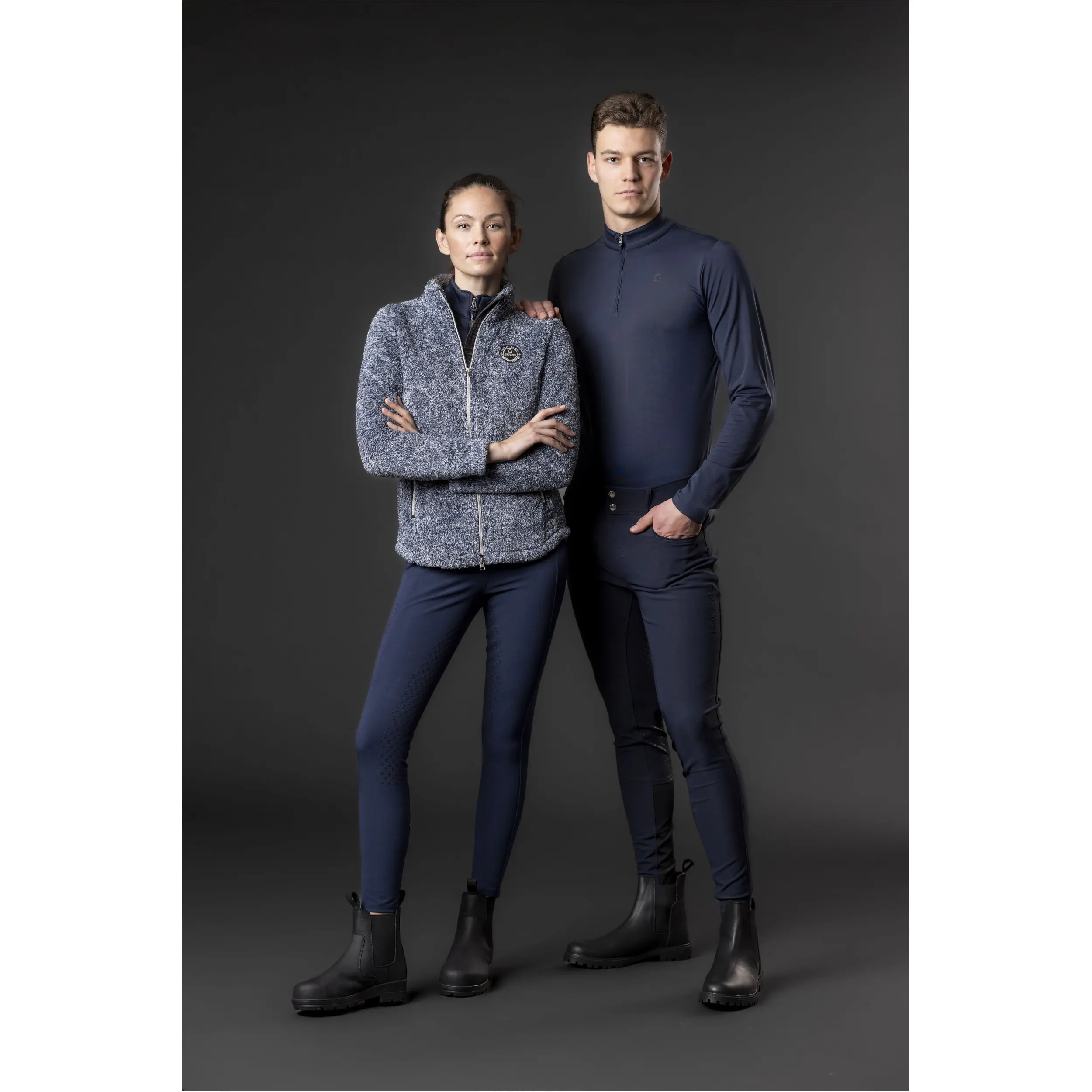 Damen Reitjacke MILES blue fog