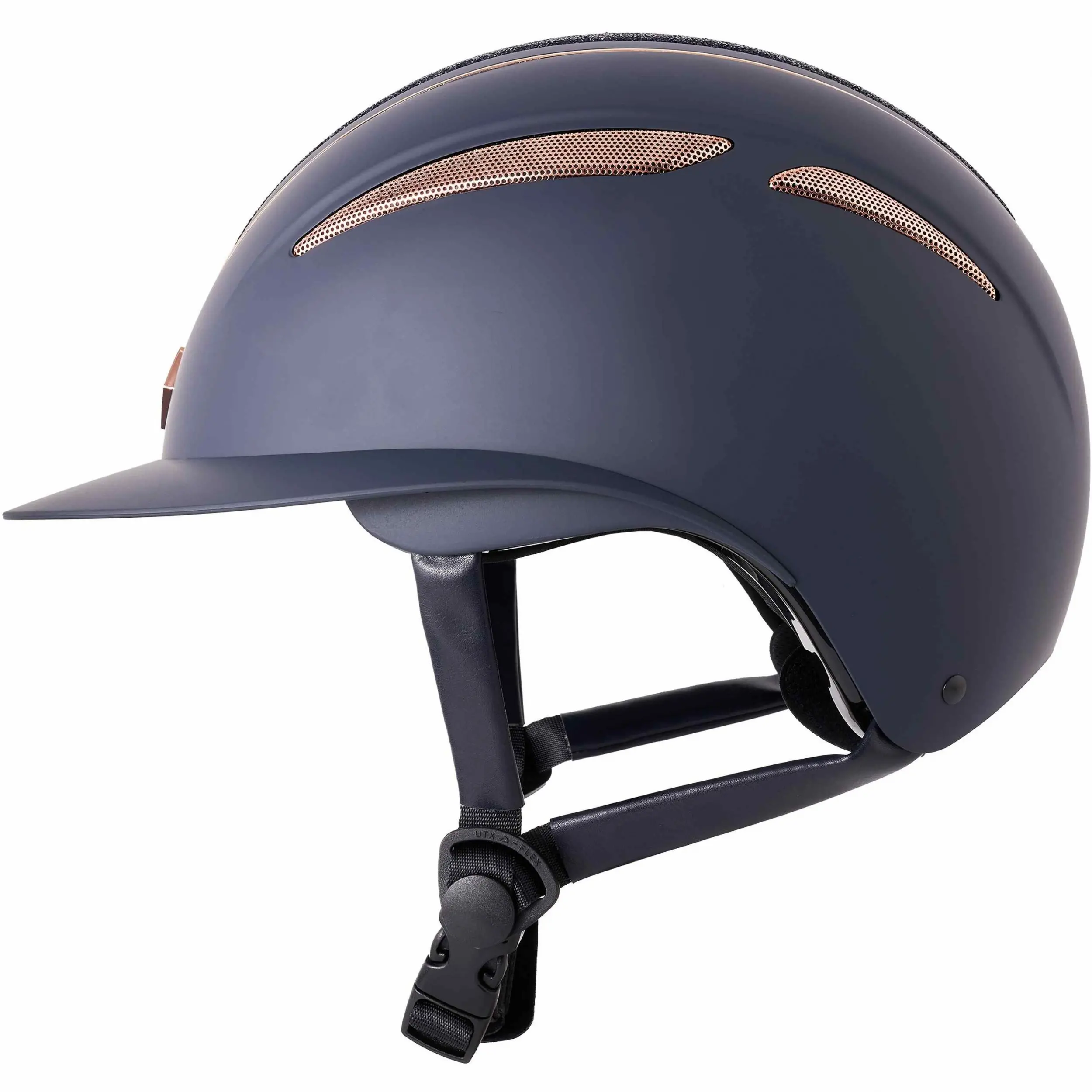 Reithelm IRHOlania Deluxe big visor navy/rosegold