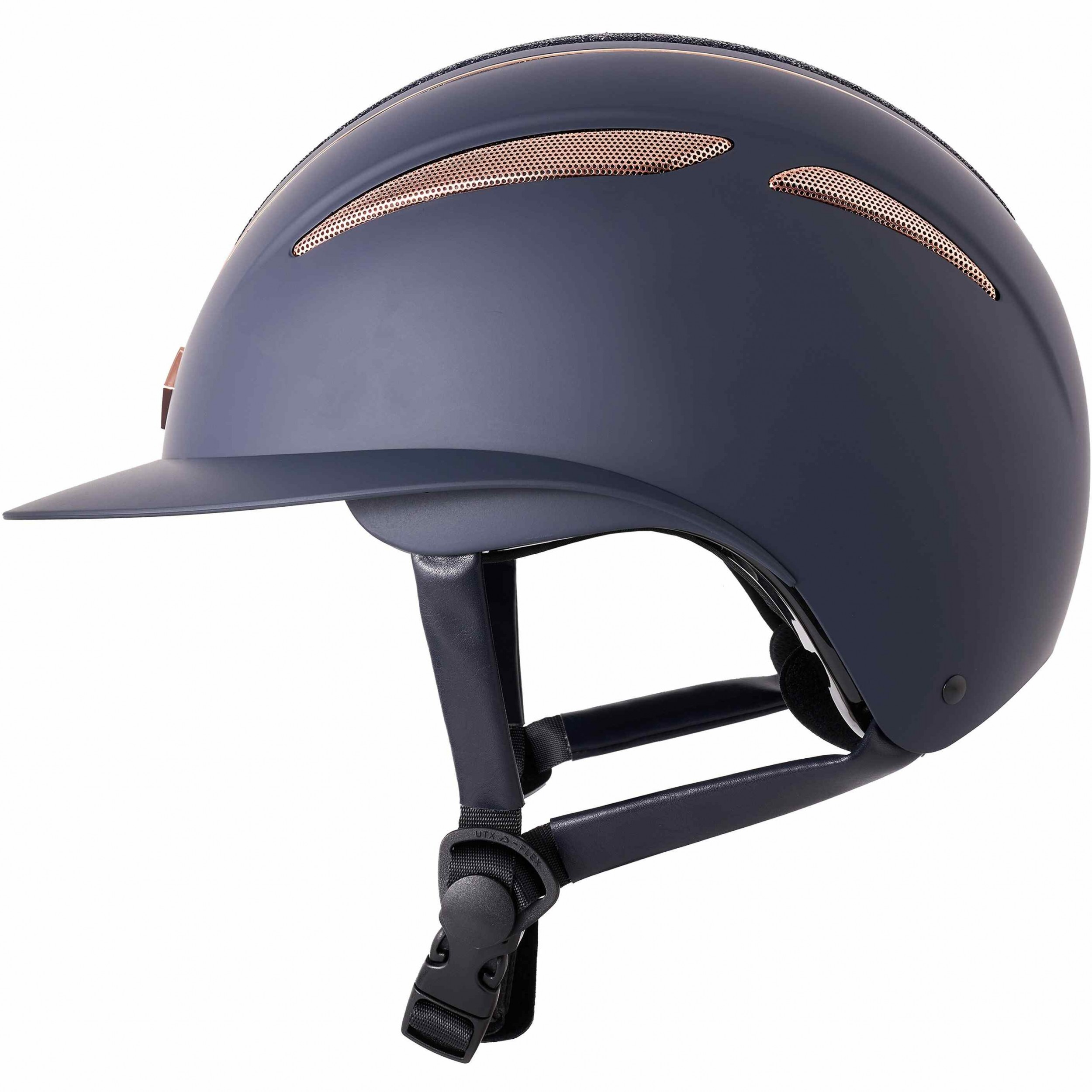 Reithelm IRHOlania Deluxe big visor navy/rosegold