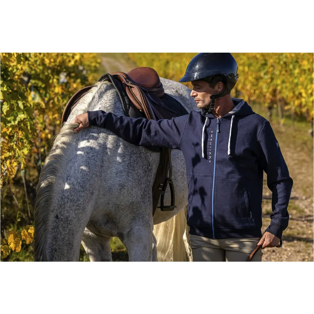 Herren Sweatjacke HERVÉ marineblau
