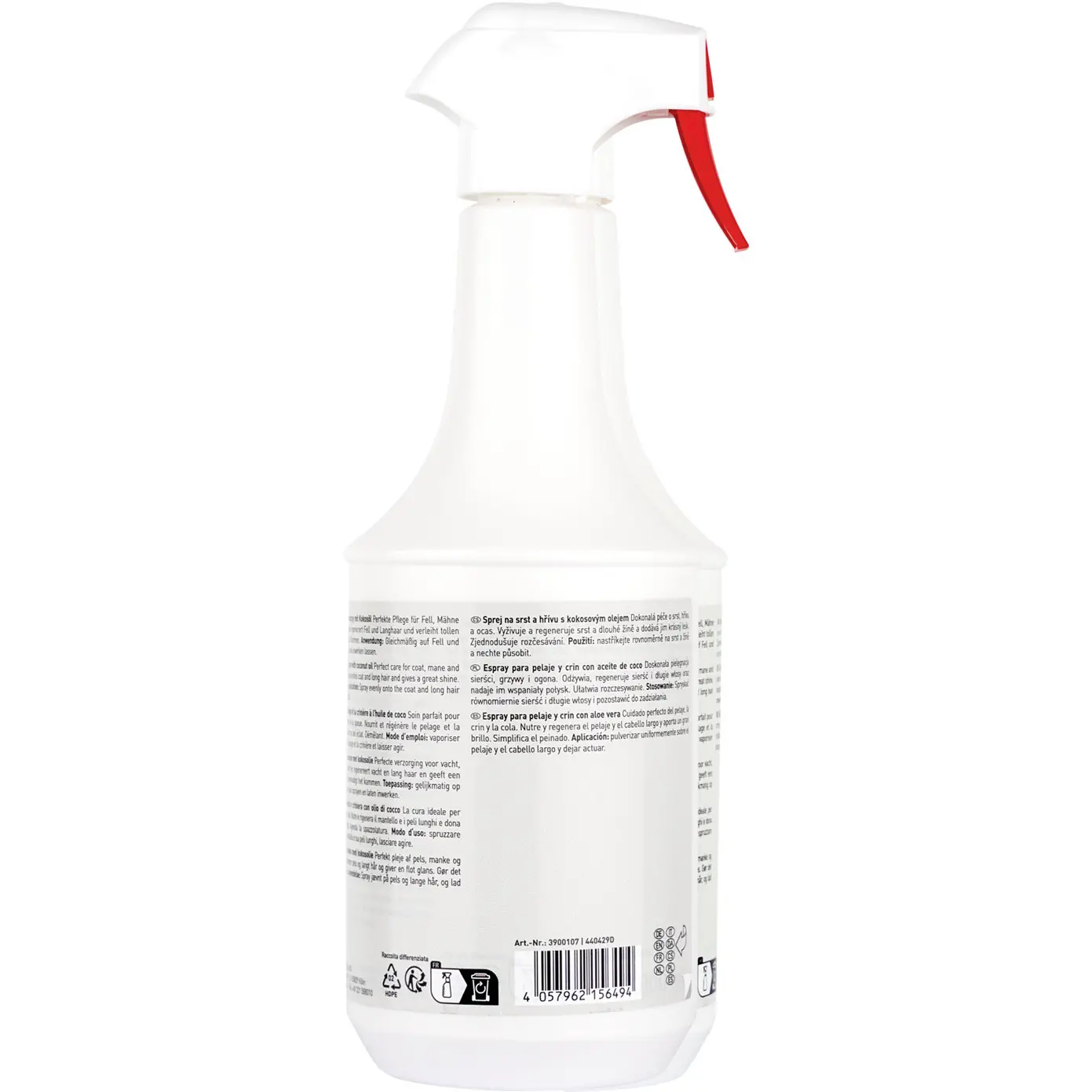 Fell- und Mähnenspray mit Kokosöl