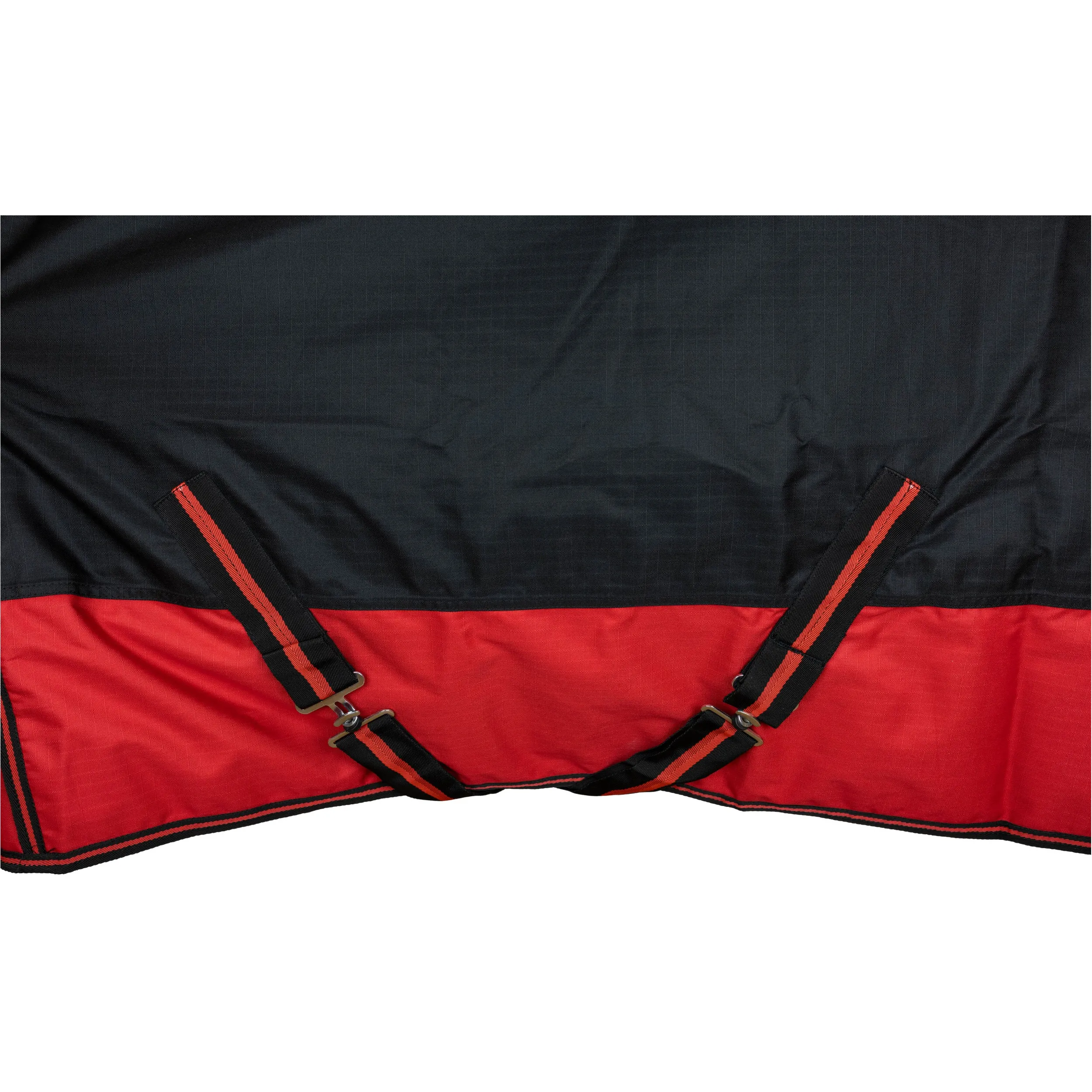 Winterdecke High Neck 100g Füllung 600D BASICLINE schwarz/rot