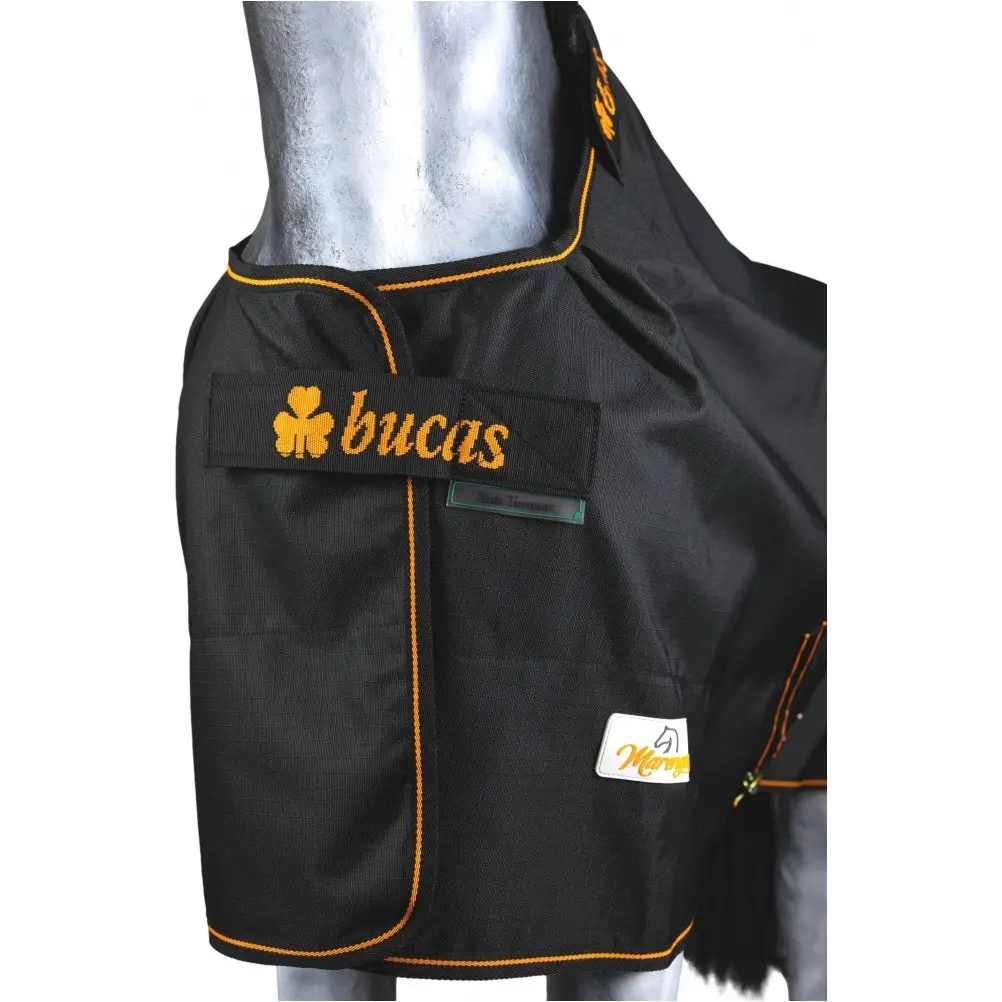 Weidedecke Stay-Dry 1200D IRISH TURNOUT schwarz/orange