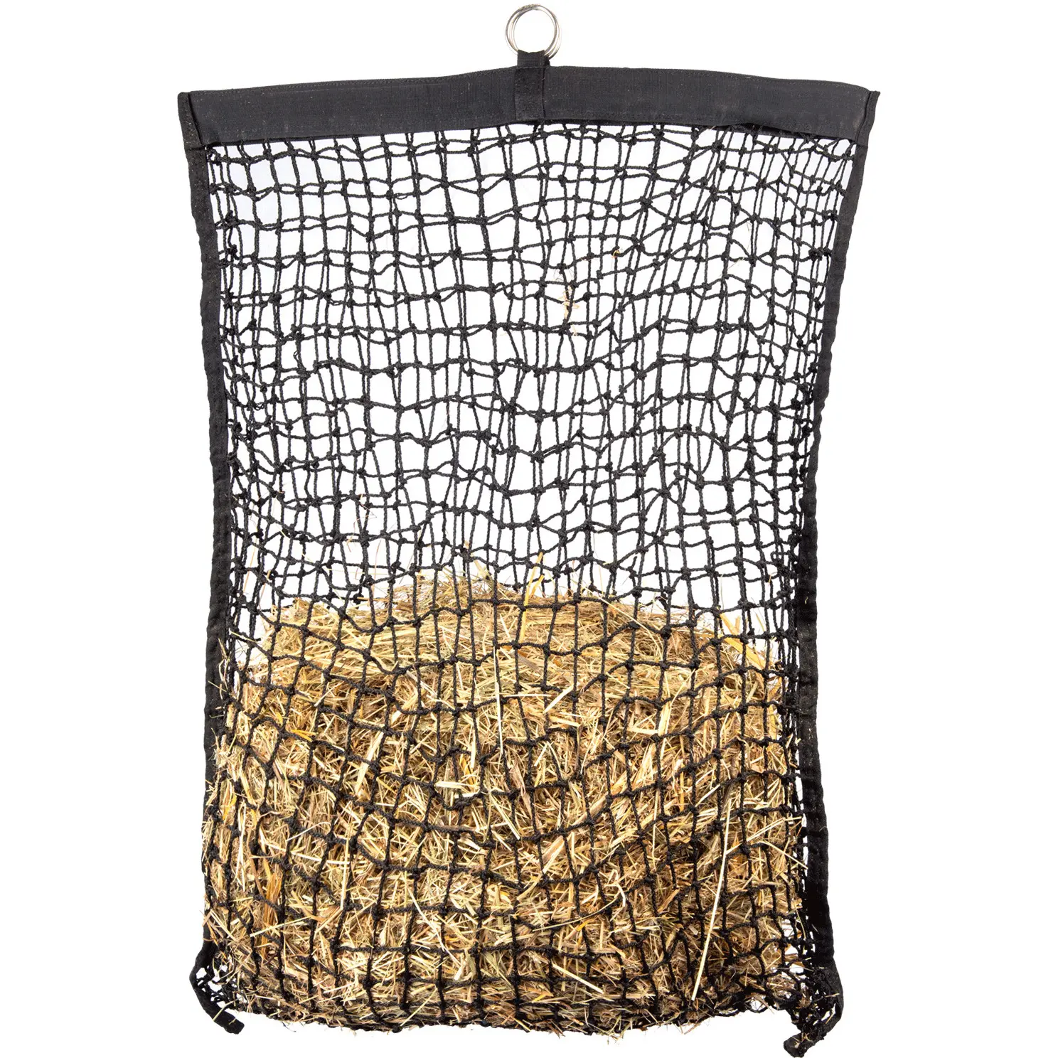 Heunetz mit Füllhilfe schwarz