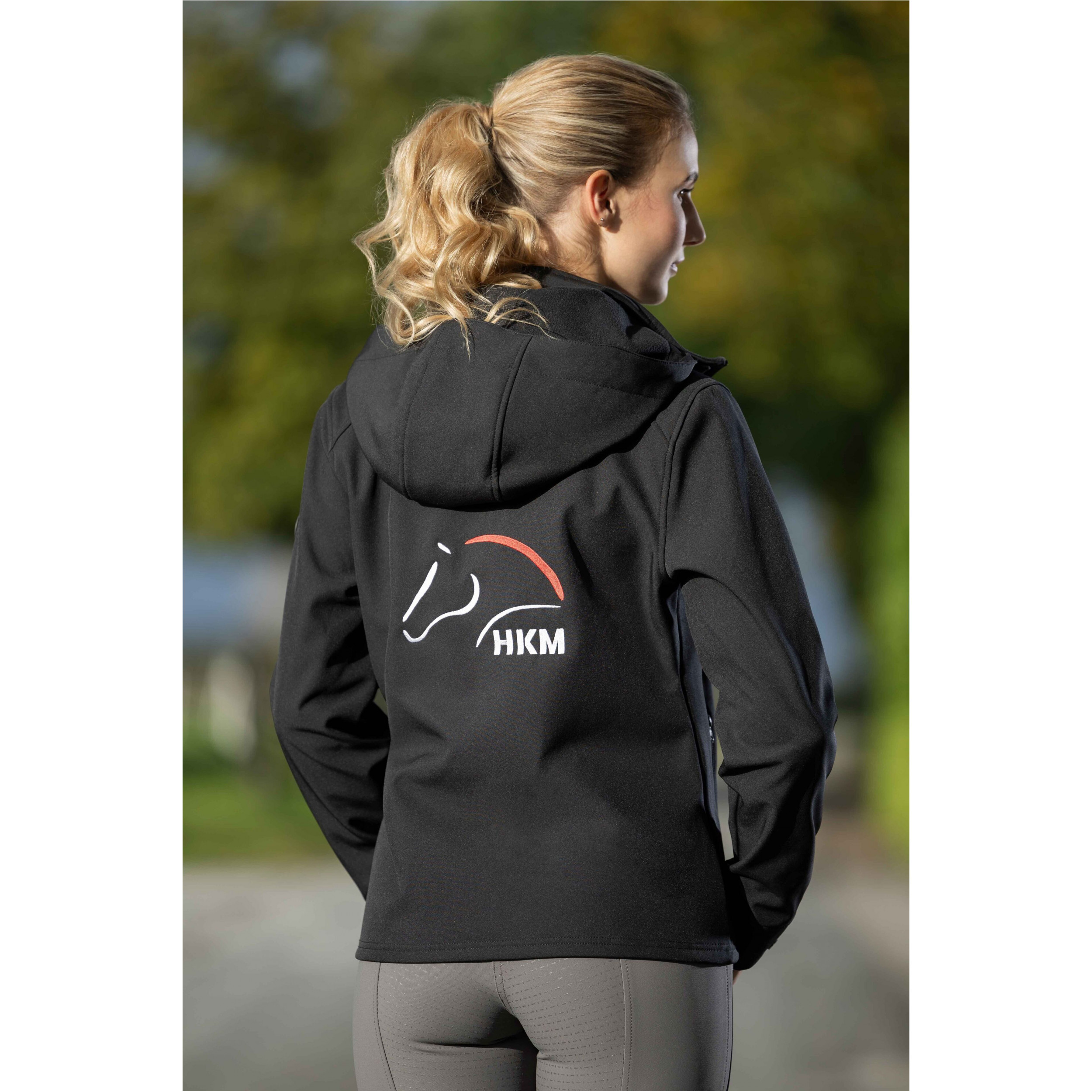 Damen Softshelljacke CREW schwarz