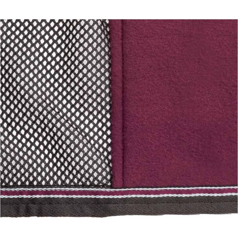 Fliegendecke mit Fleece FLY'N FLEECE schwarz/bordeaux Fliegendecke mit Fleece FLY'N FLEECE schwarz/bordeaux