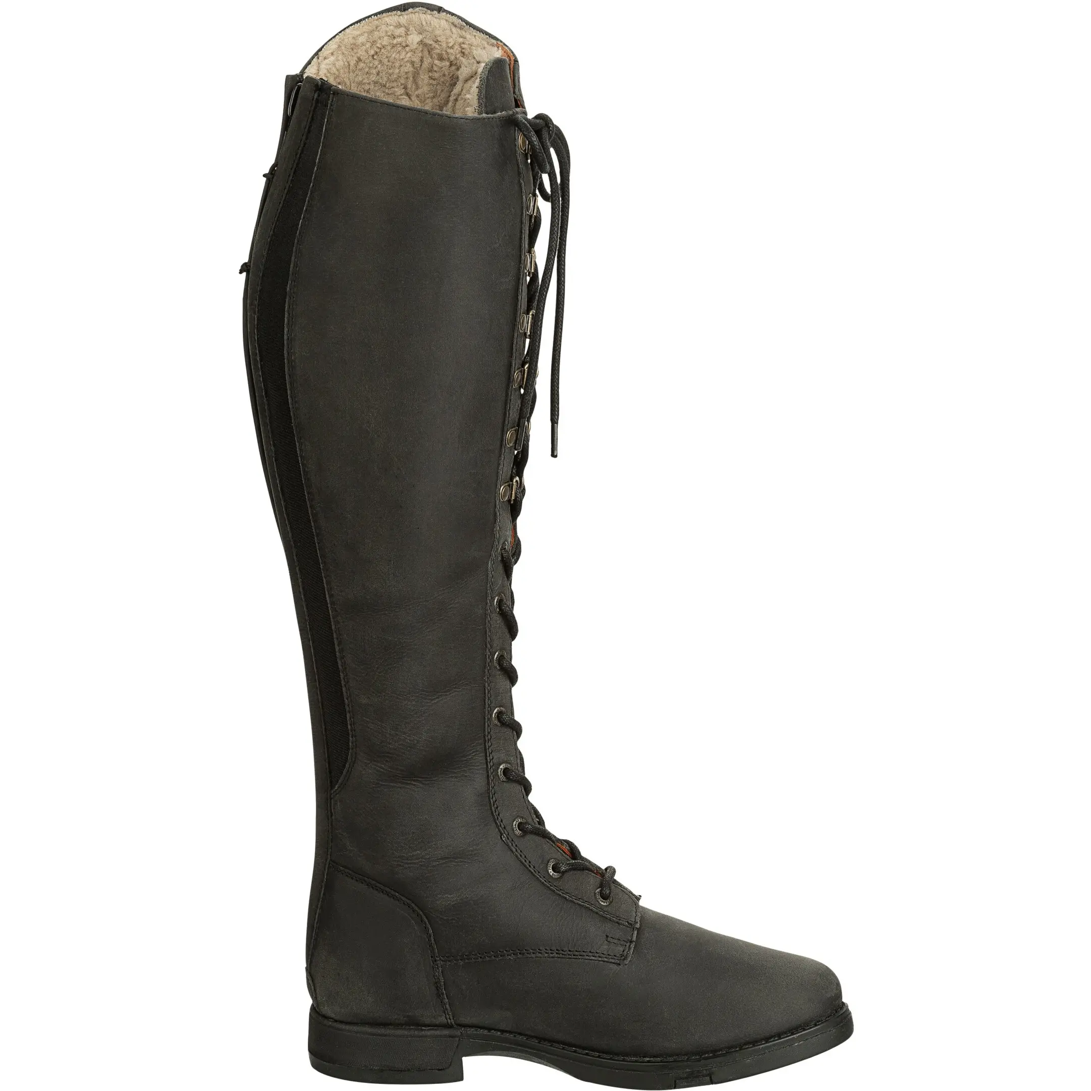 Winter Damen Reitstiefel LONGFORD Echtleder waxy black