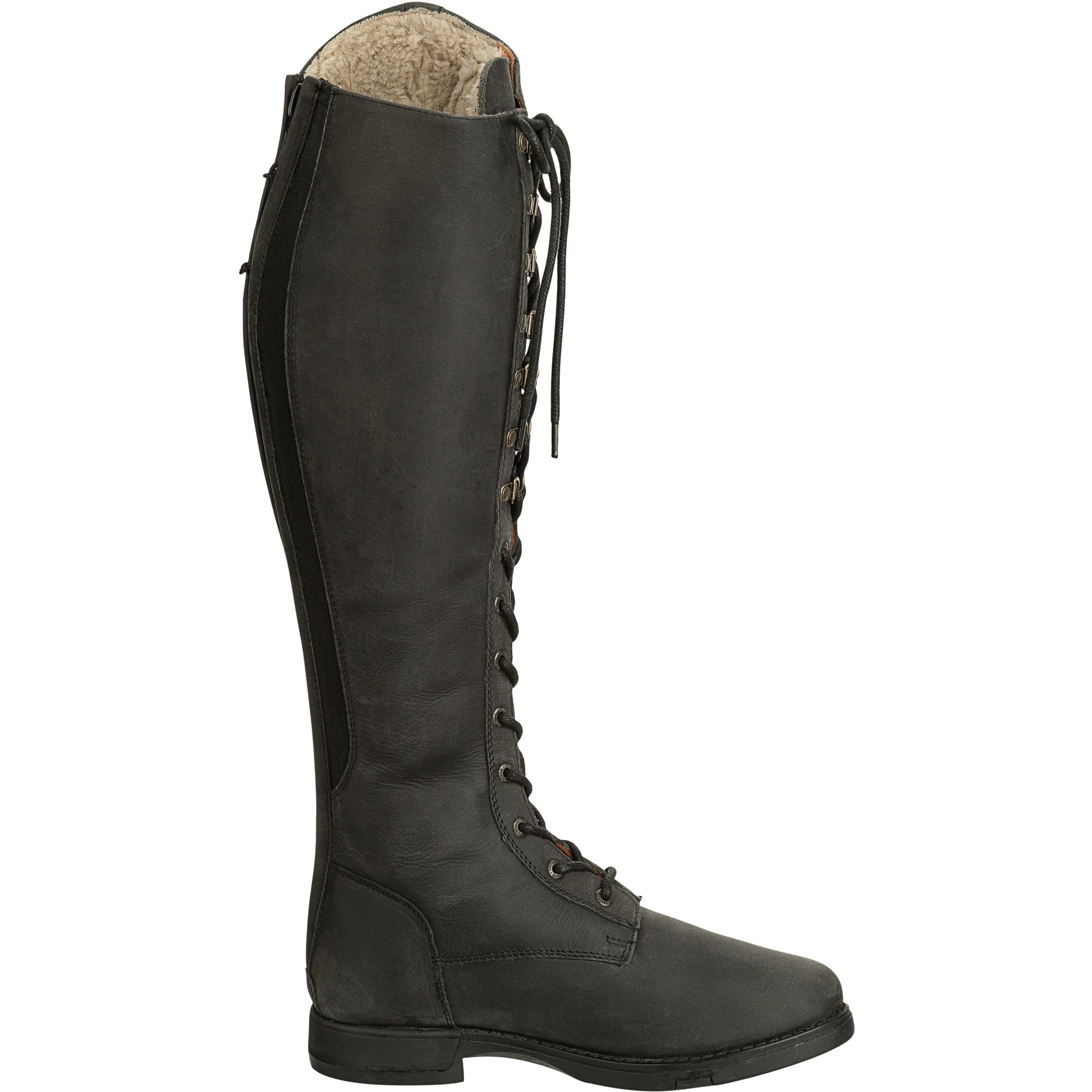 Winter Damen Reitstiefel LONGFORD Echtleder waxy black
