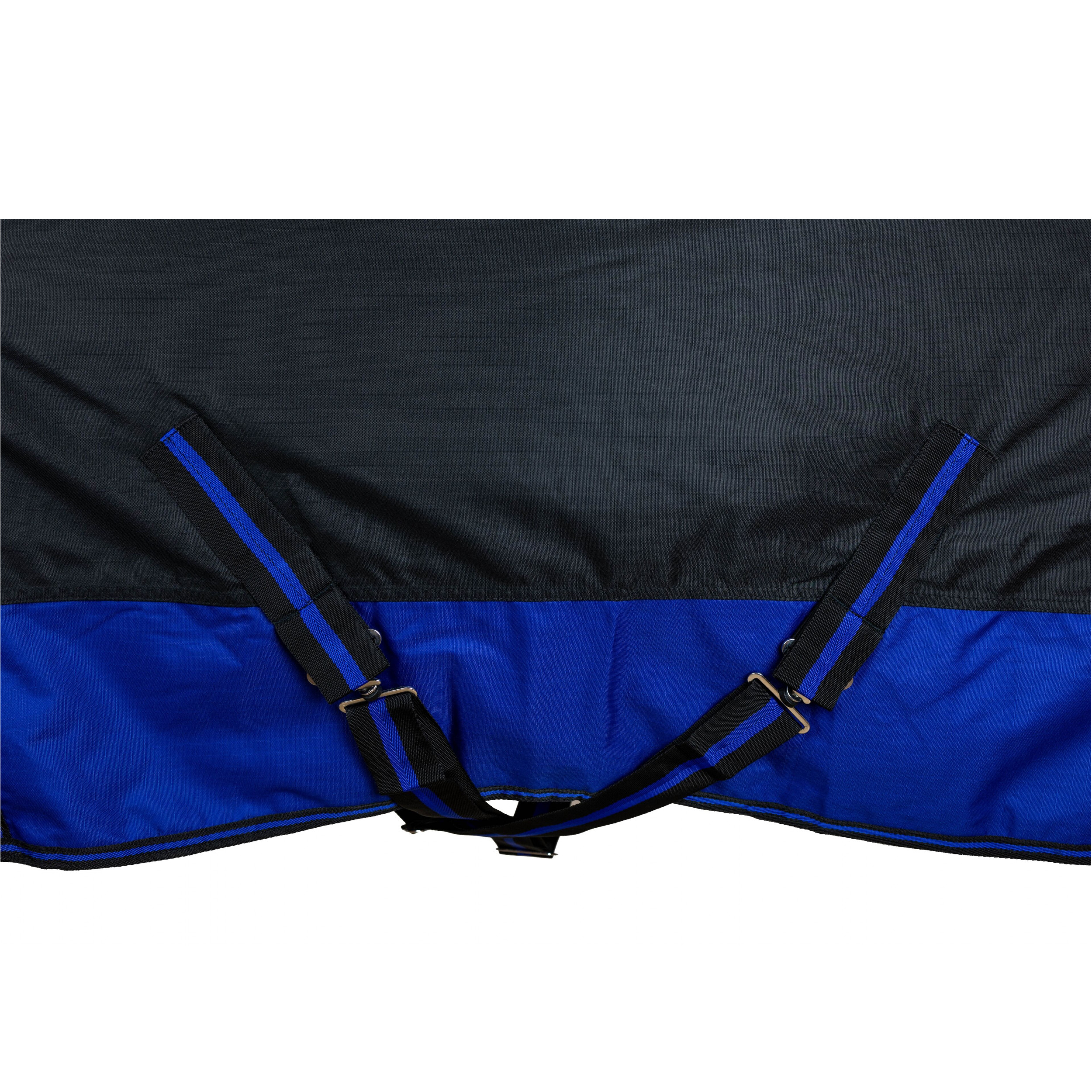 Winterdecke Full Neck 100g Füllung 600D BASICLINE schwarz/royalblau