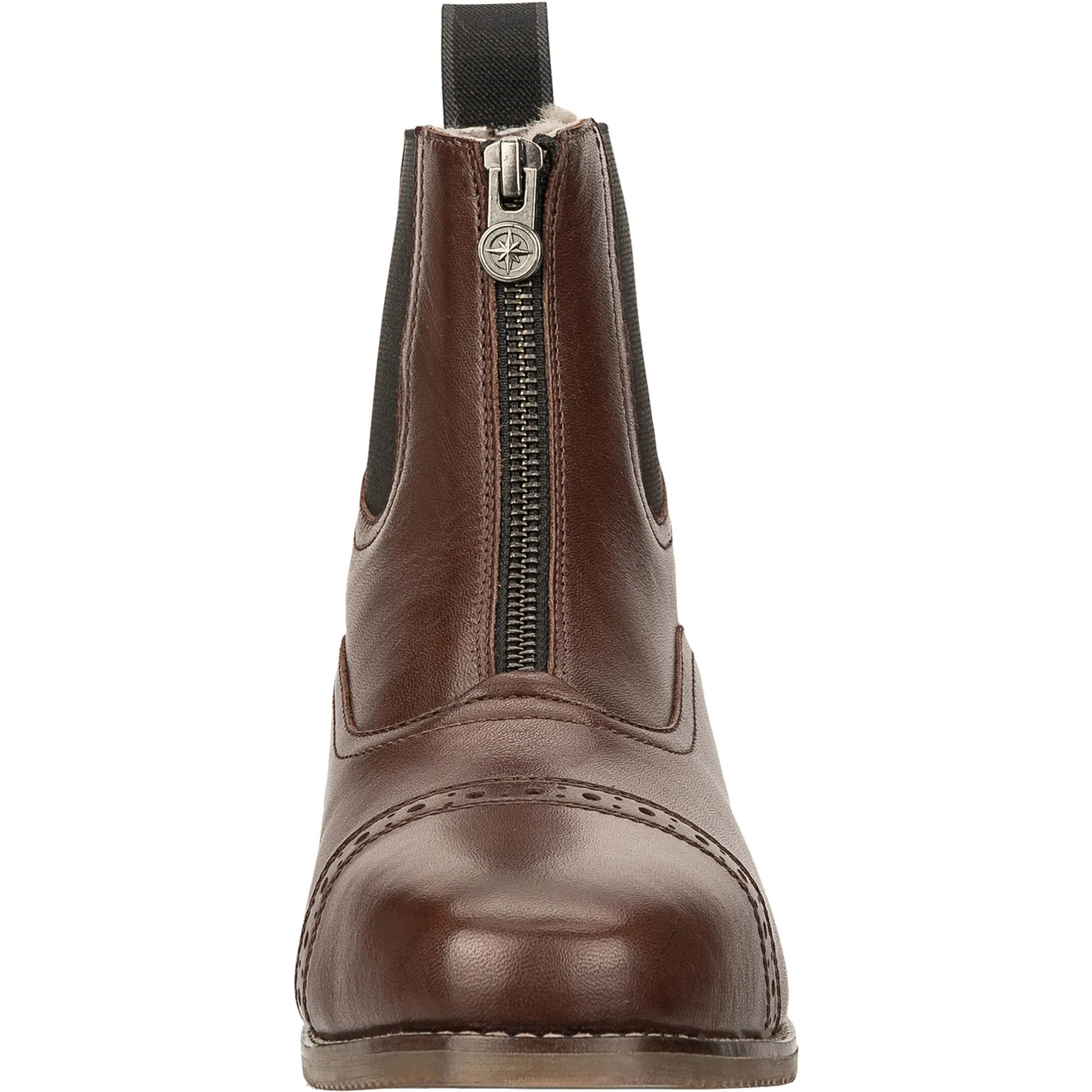Winter Reitstiefeletten FLORENTINA FZ Merino Echtleder braun