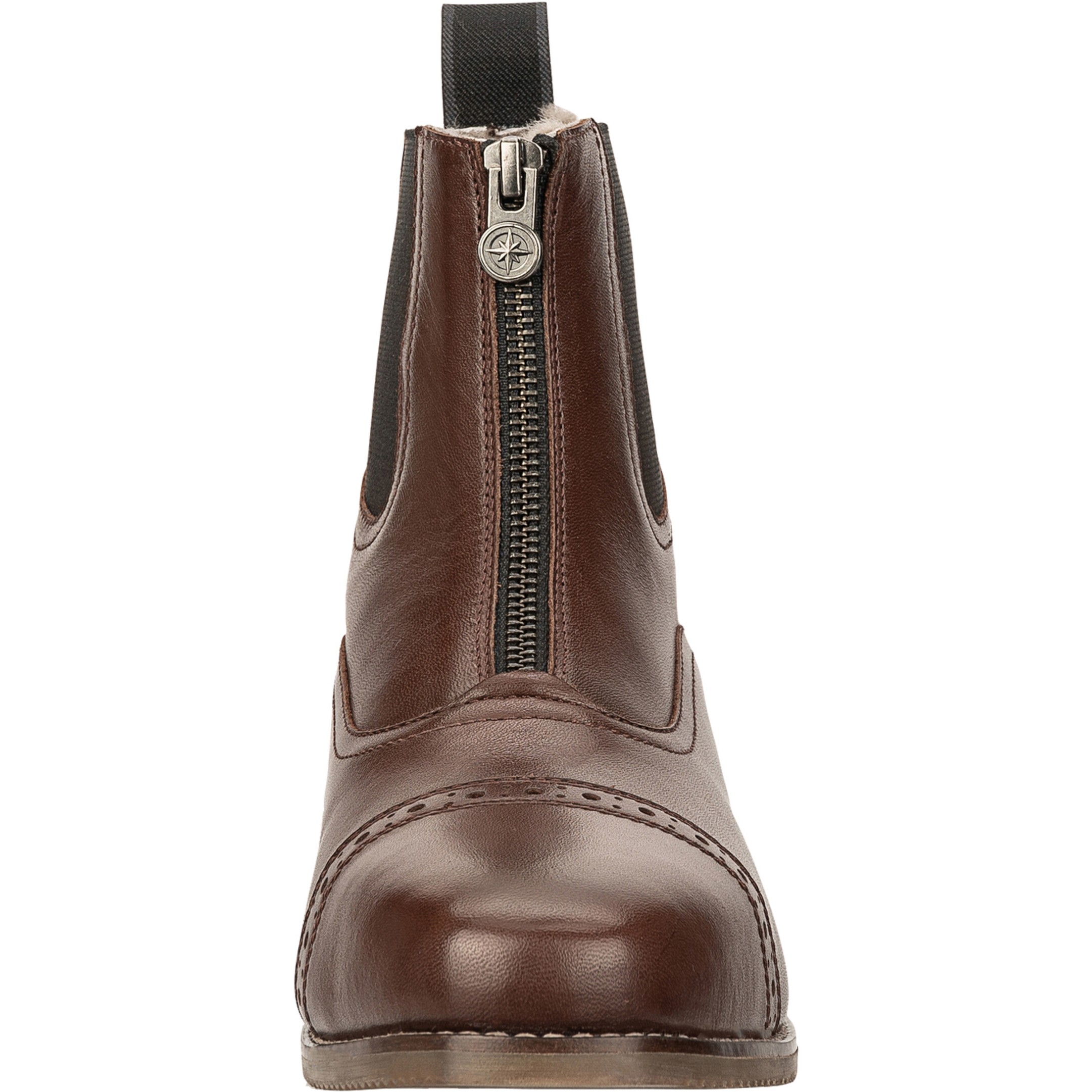 Winter Reitstiefeletten FLORENTINA FZ Merino Echtleder braun