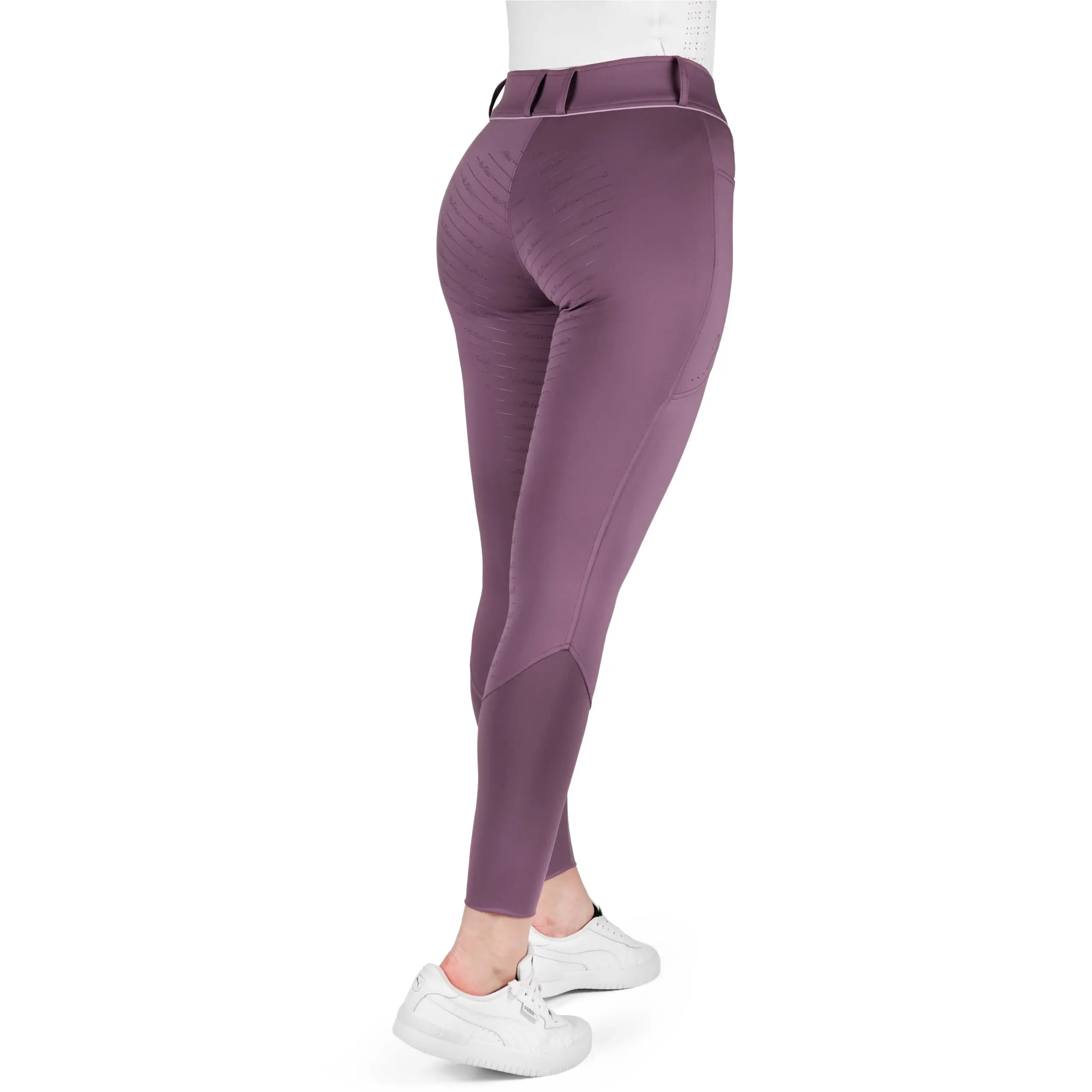 Damen Reithose Silikon Vollbesatz Je t’aime EK-ELSA violett