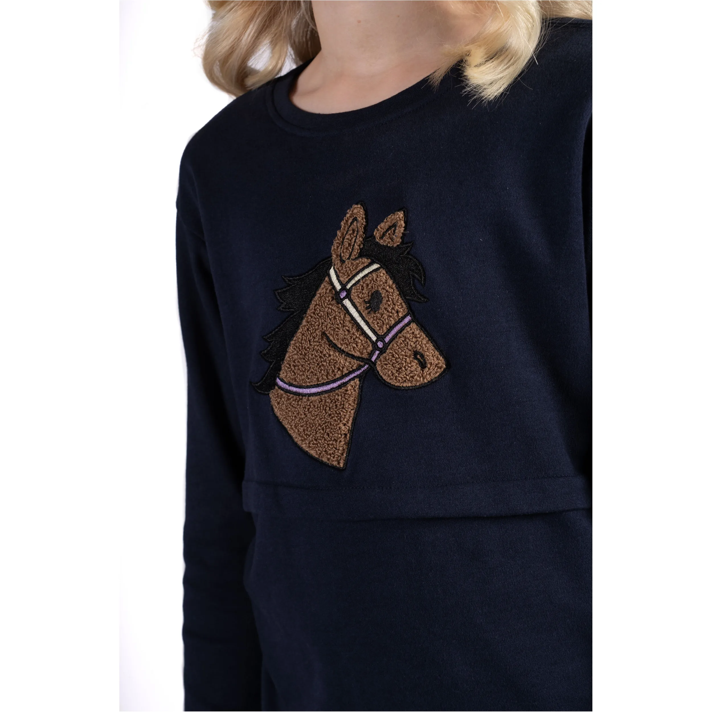 Kinder Langarmshirt MIA dunkelblau