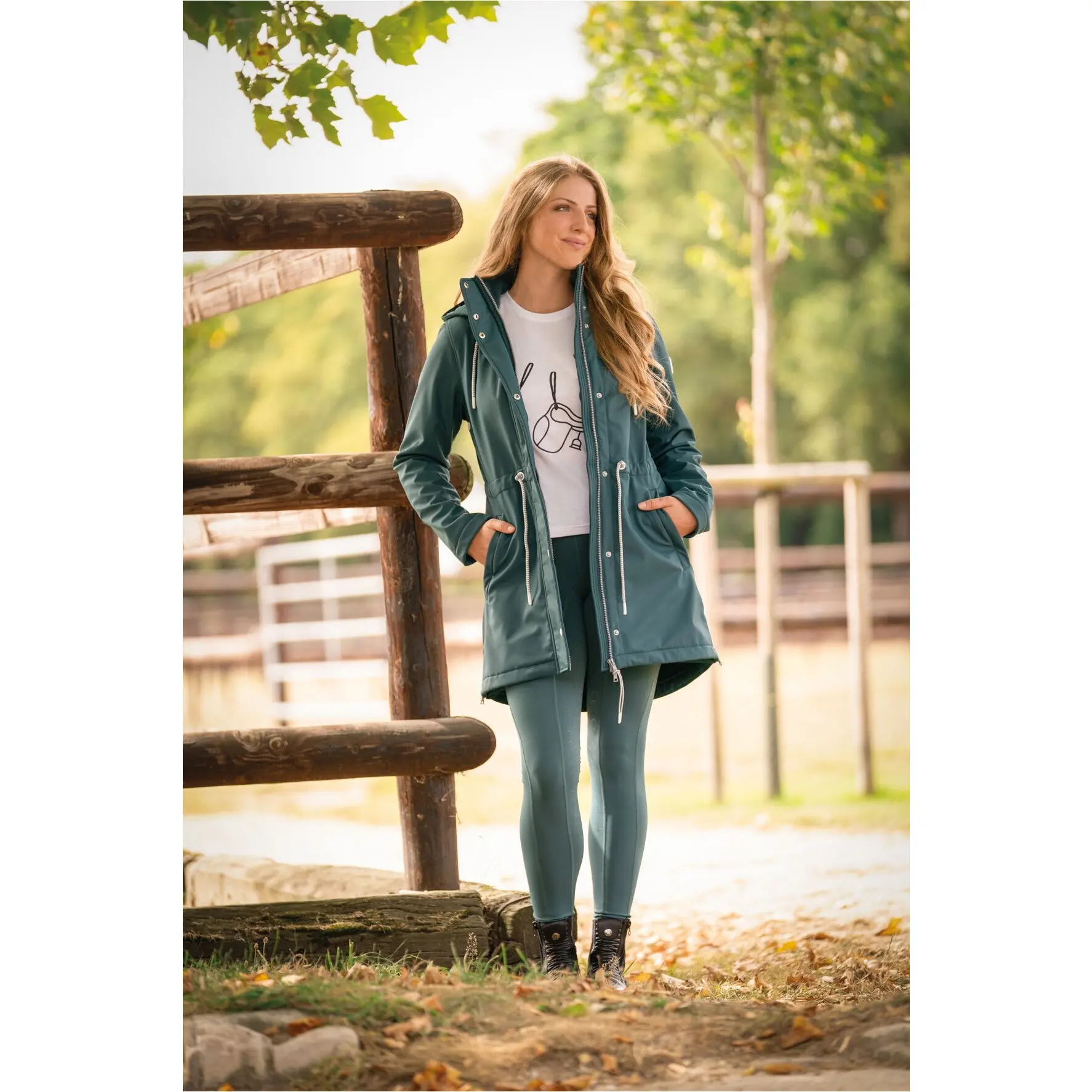 Damen Reitjacke OHIO petrol