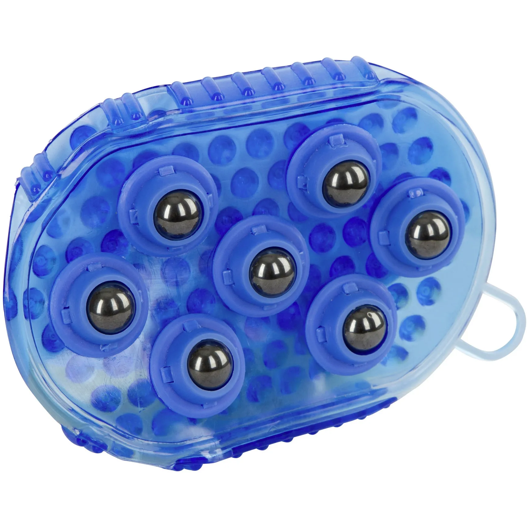 Massage- und Putzhandschuh royalblau