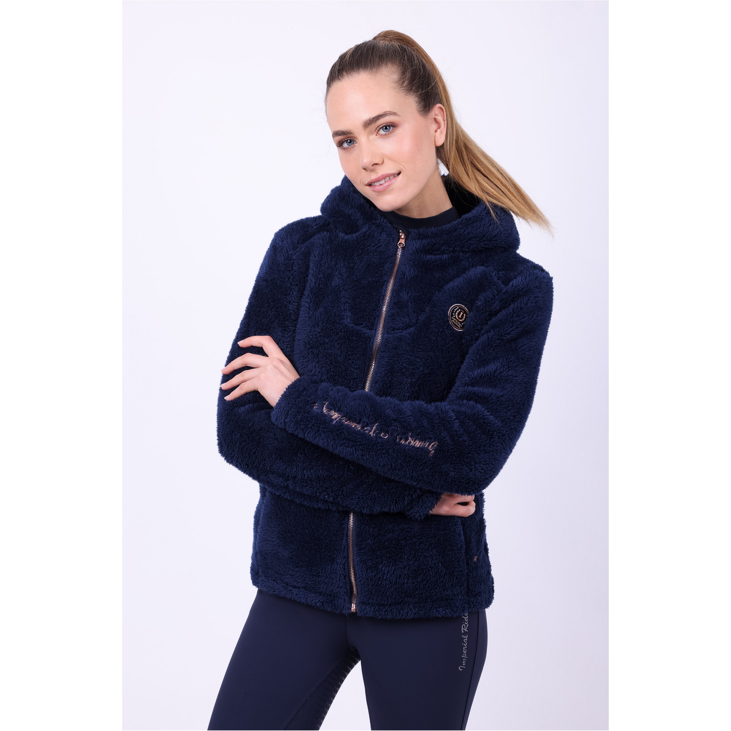Damen Fleecejacke IRHCosy navy
