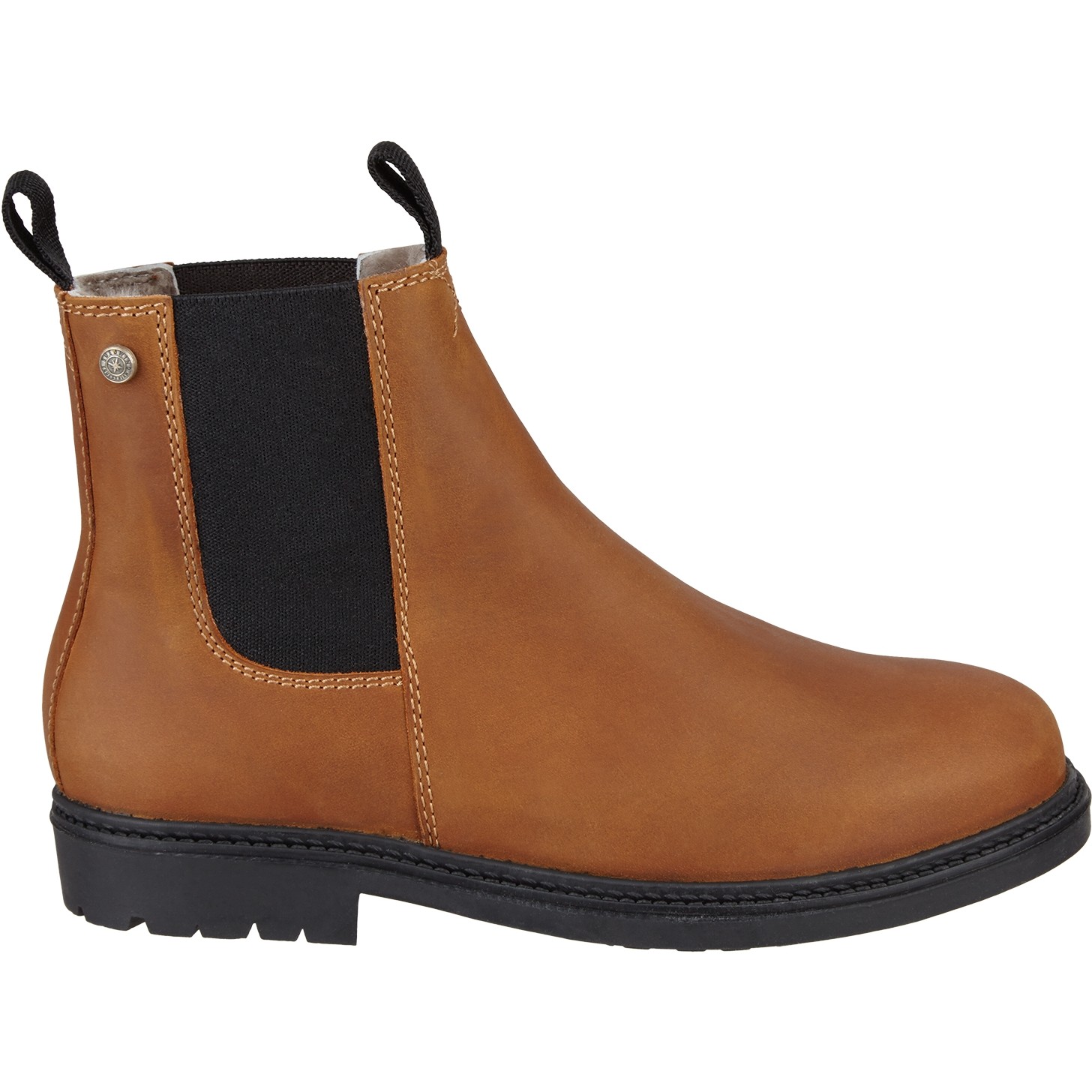 Winter Reitstiefeletten NEW WORK Echtleder cognac