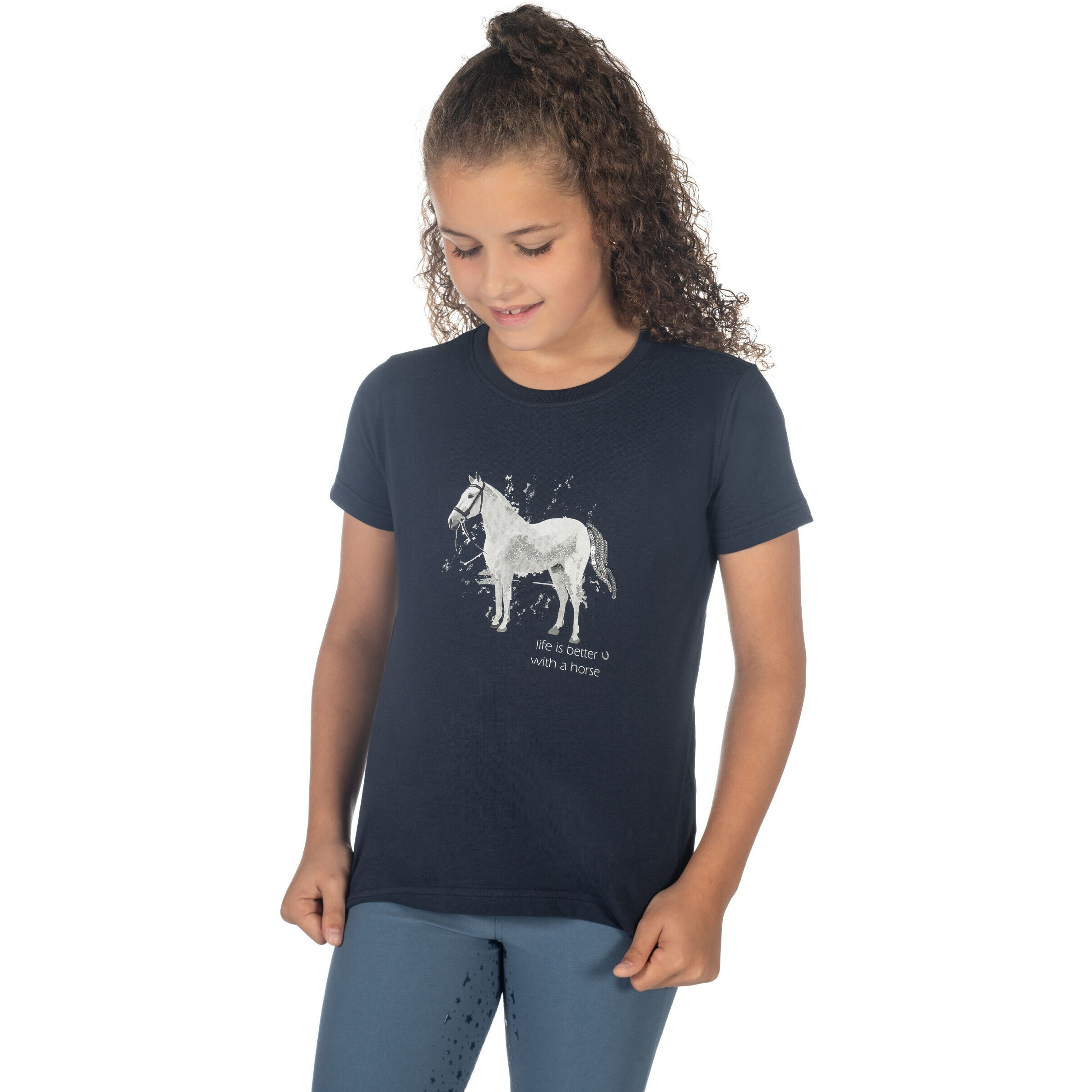 Kinder T-Shirt SPARKLE dunkelblau