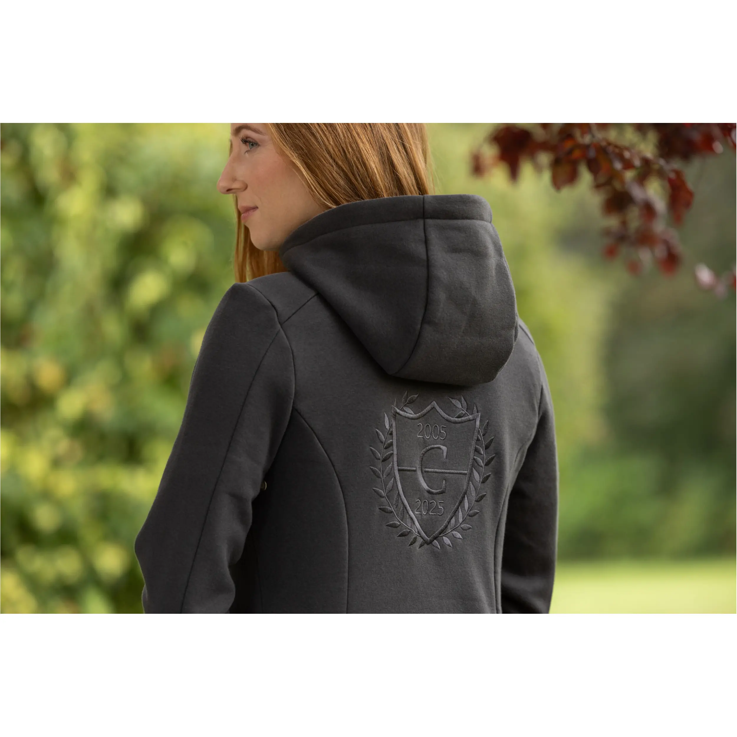 Damen Hoodyjacke ANNIVERSARY graphite