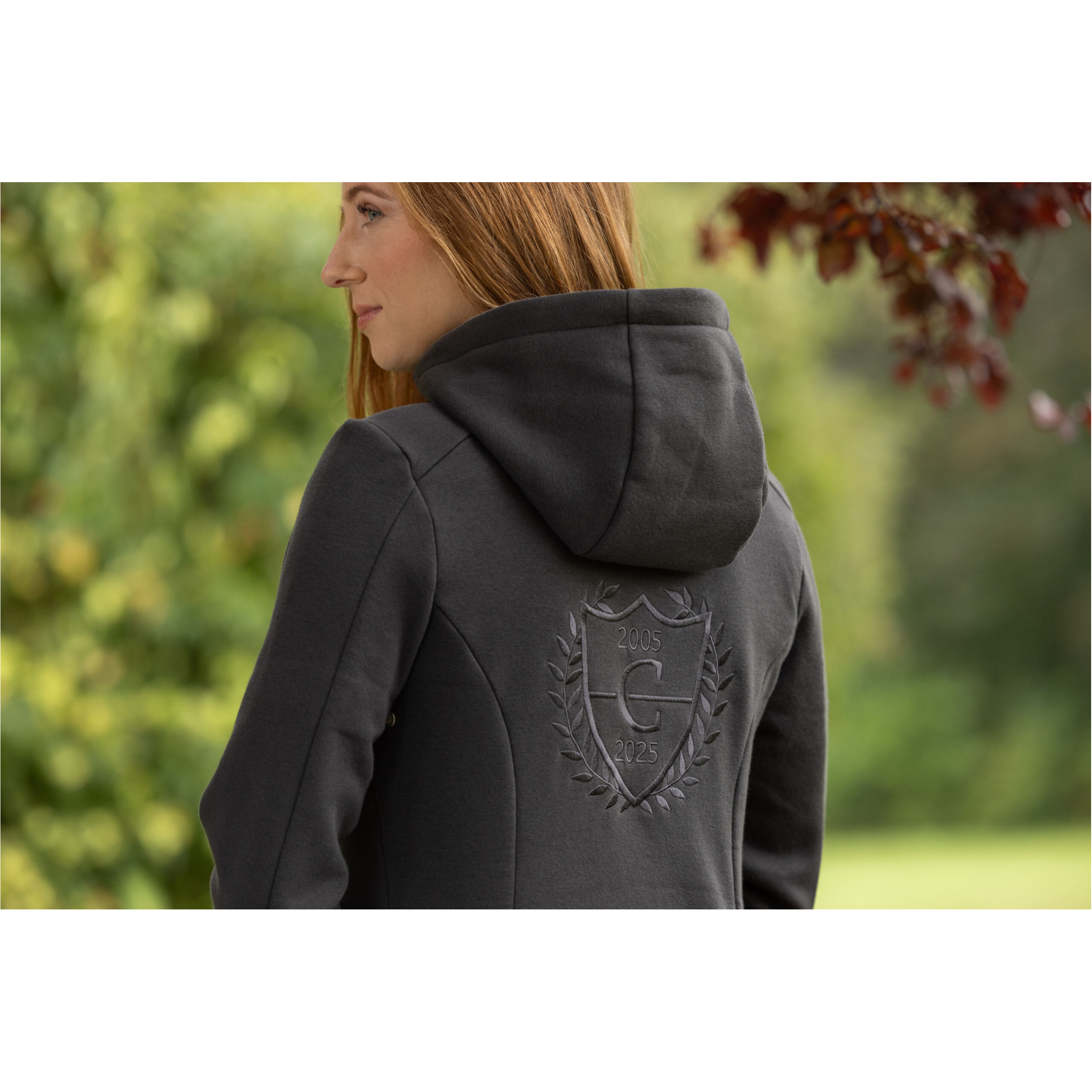 Damen Hoodyjacke ANNIVERSARY graphite