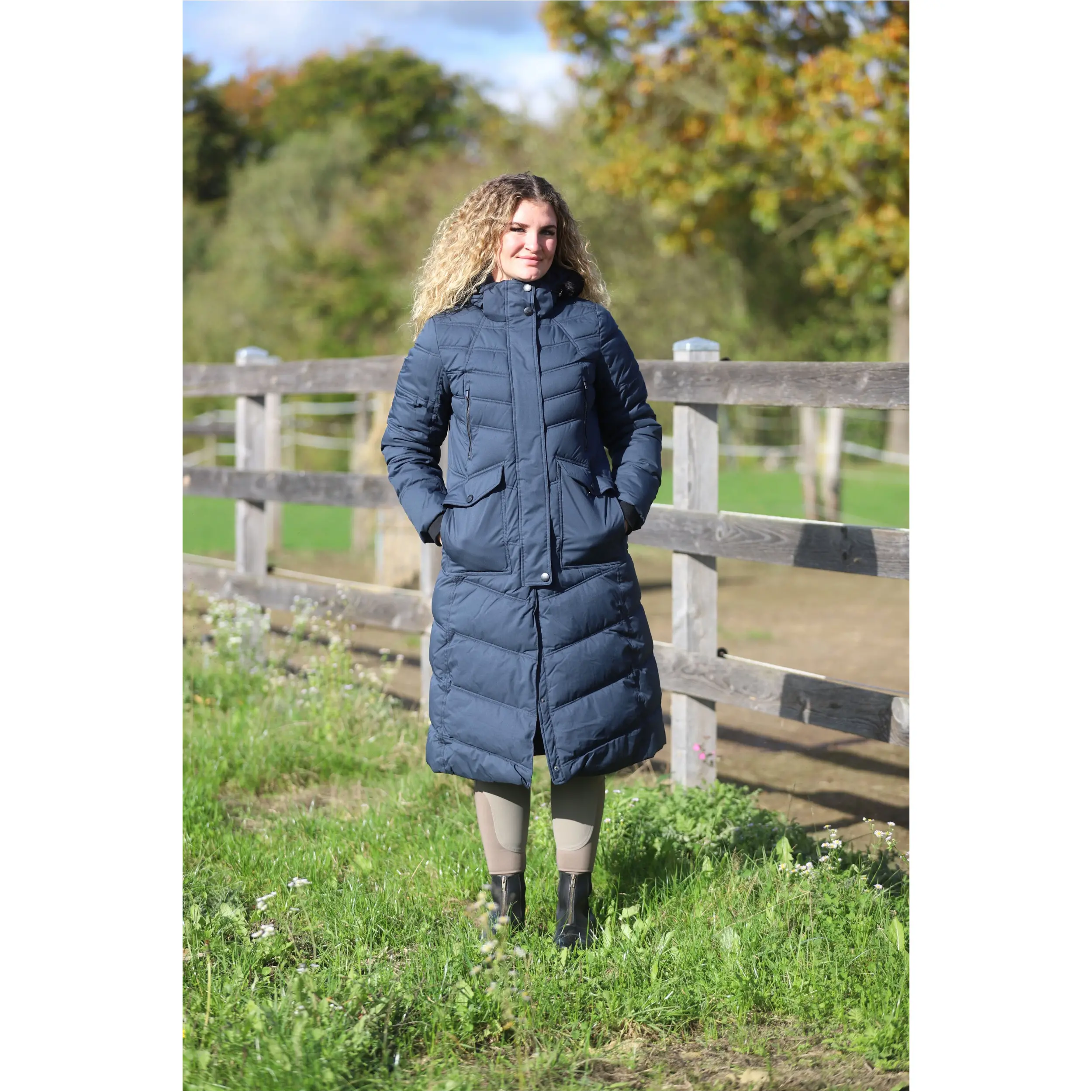 Damen Thermomantel SOPHIA nachtblau