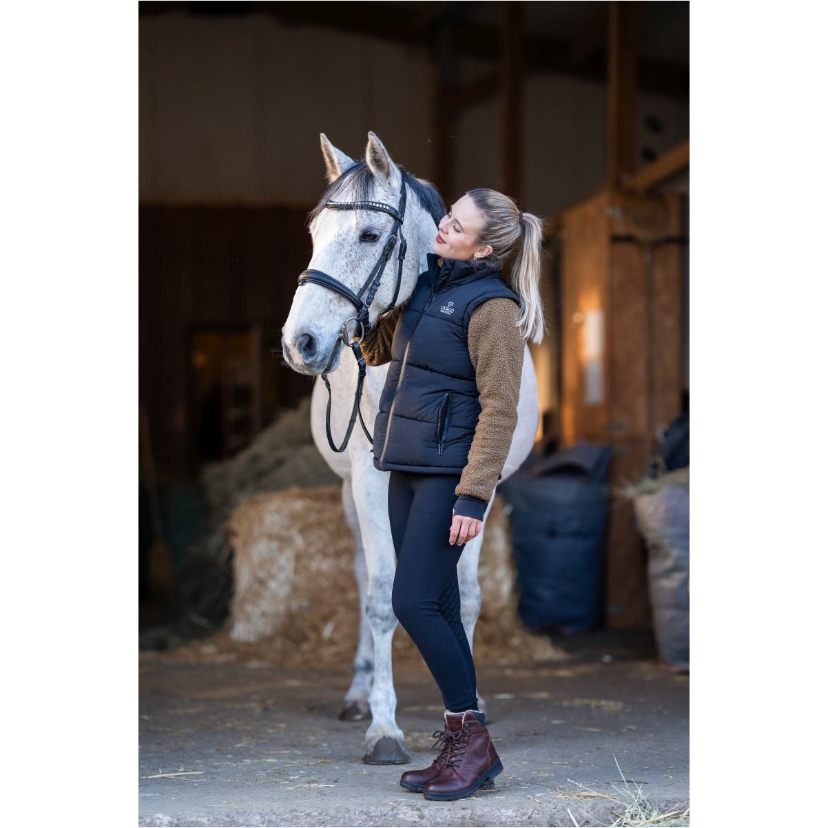 Winter Damen Reitstiefeletten AMARON Lace Wool chocolate Winter Damen Reitstiefeletten AMARON Lace Wool chocolate