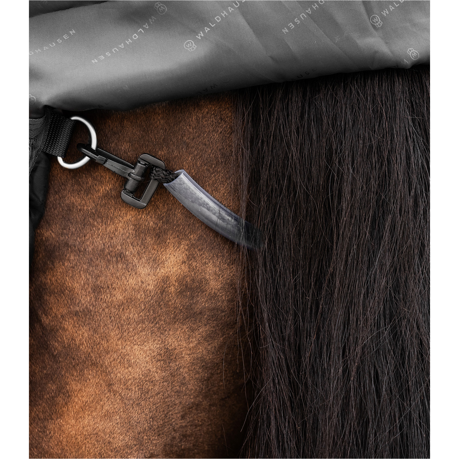 Outdoordecke High Neck 100g Füllung 1200D SCANDIC schwarz