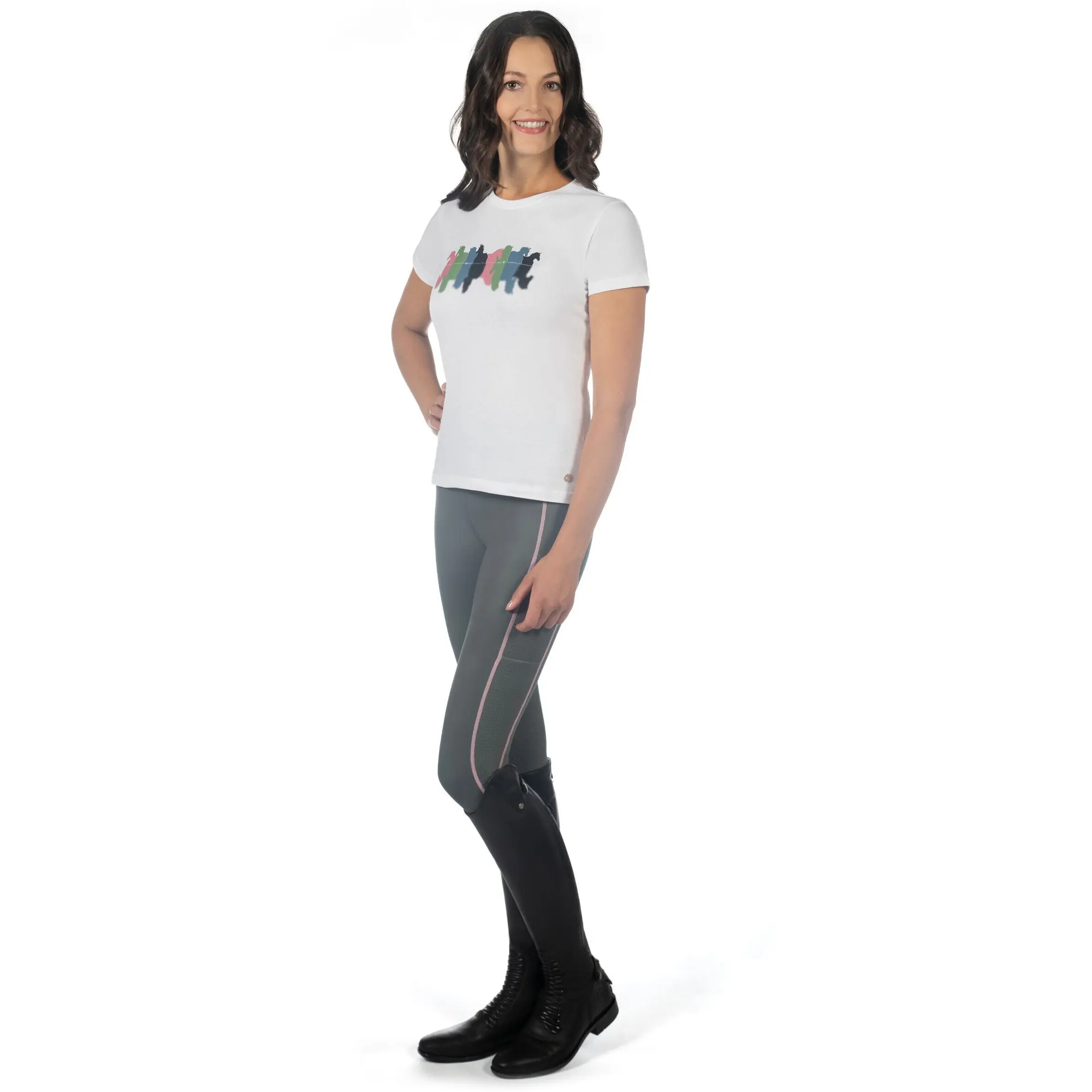 Damen T-Shirt MIRROR weiß