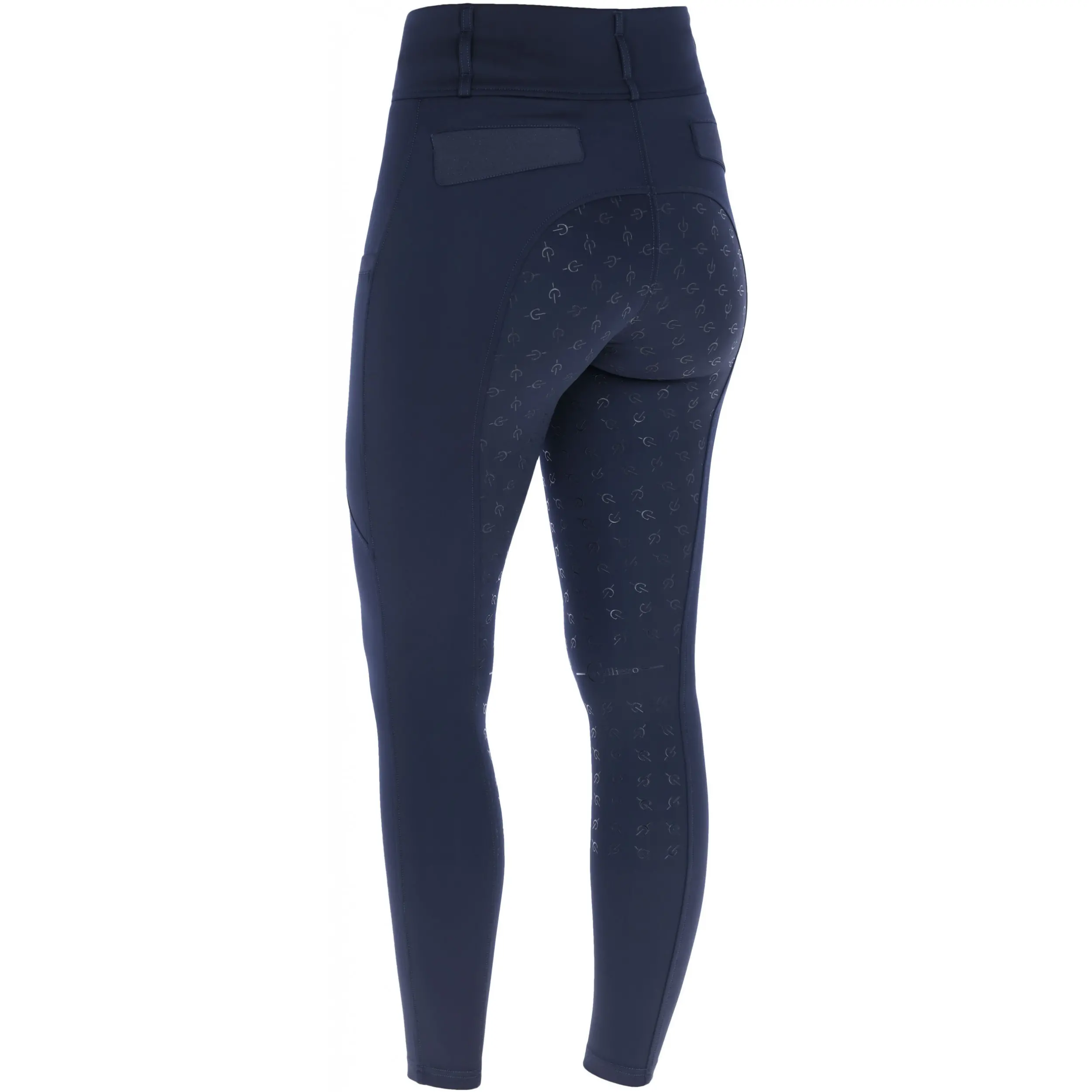 Damen Reitleggings Silikon Vollbesatz High Waist dark navy