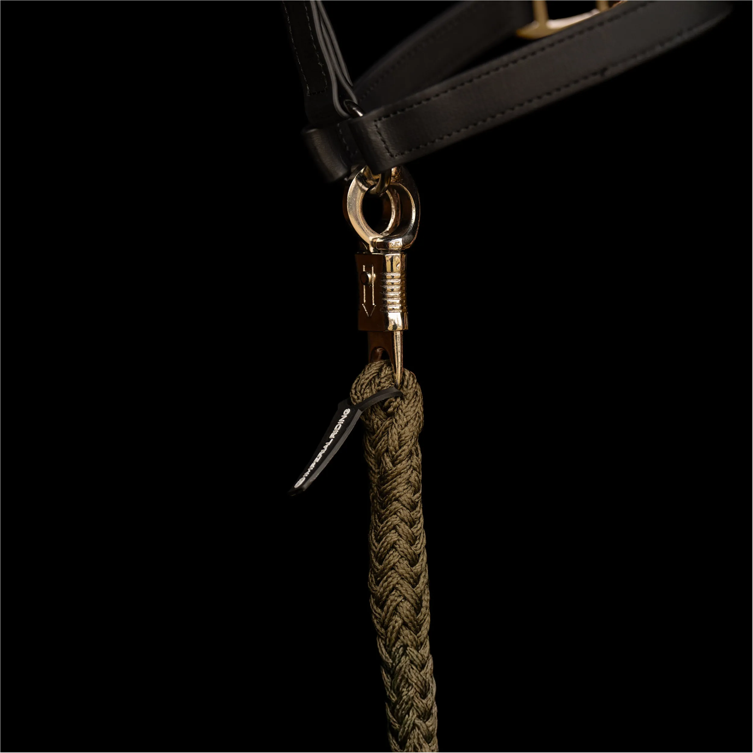 Führstrick mit Panikhaken IRHClassic olive green