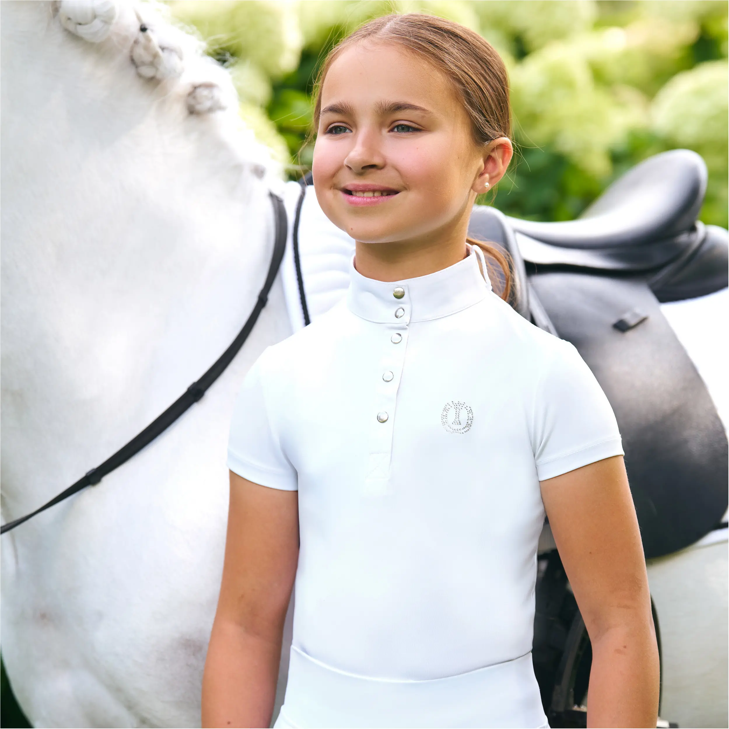 Kinder Turniershirt IRHBasic weiß