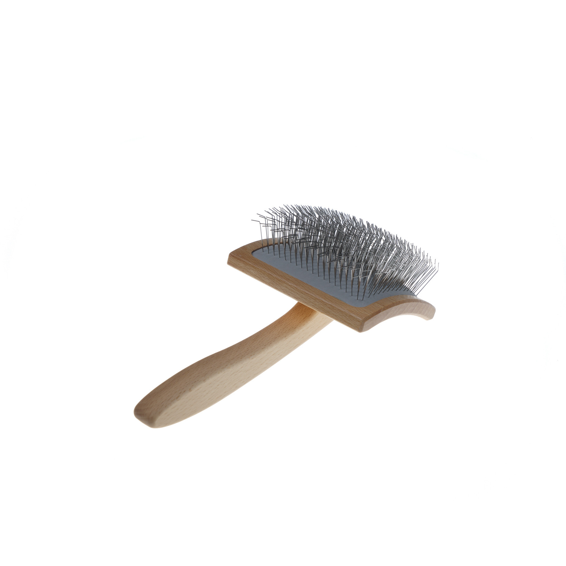 Hundebürste BRUNO SLICKER groß natur