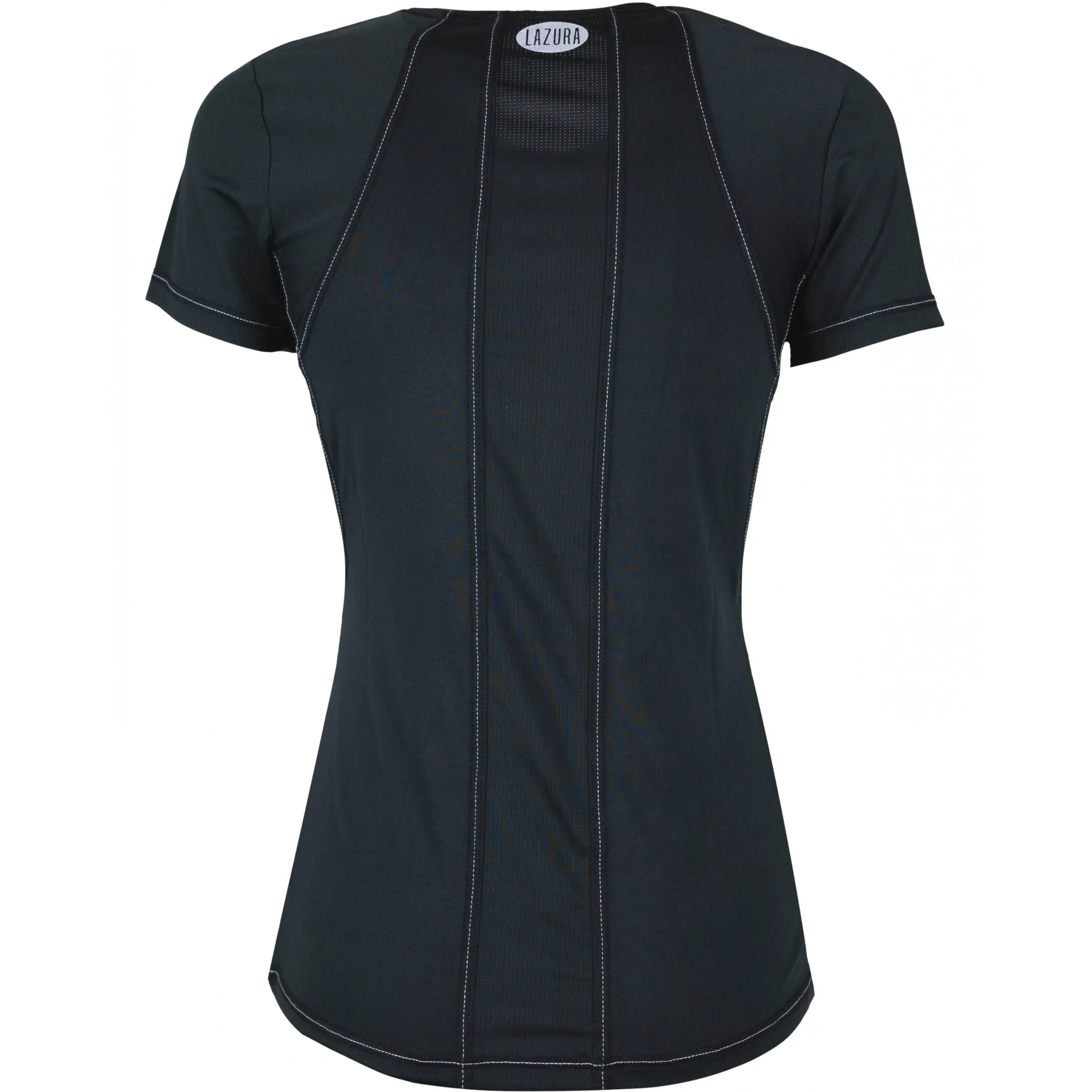 Damen Funktionsshirt HELSINKI mit Mesheinsätzen schwarz