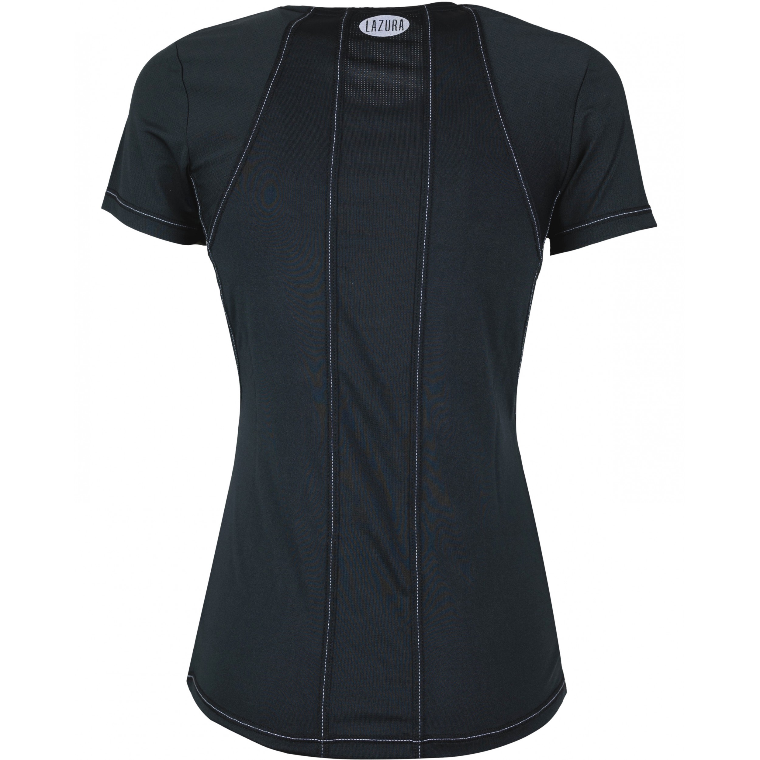 Damen Funktionsshirt HELSINKI mit Mesheinsätzen schwarz