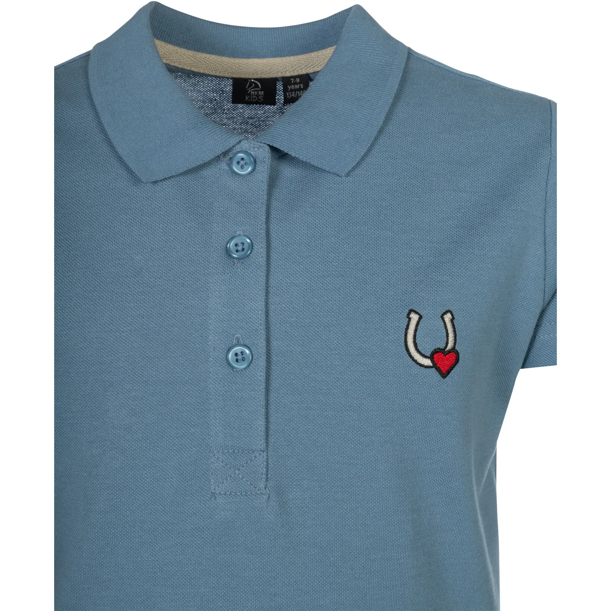 Kinder Poloshirt CLAIRE rauchblau