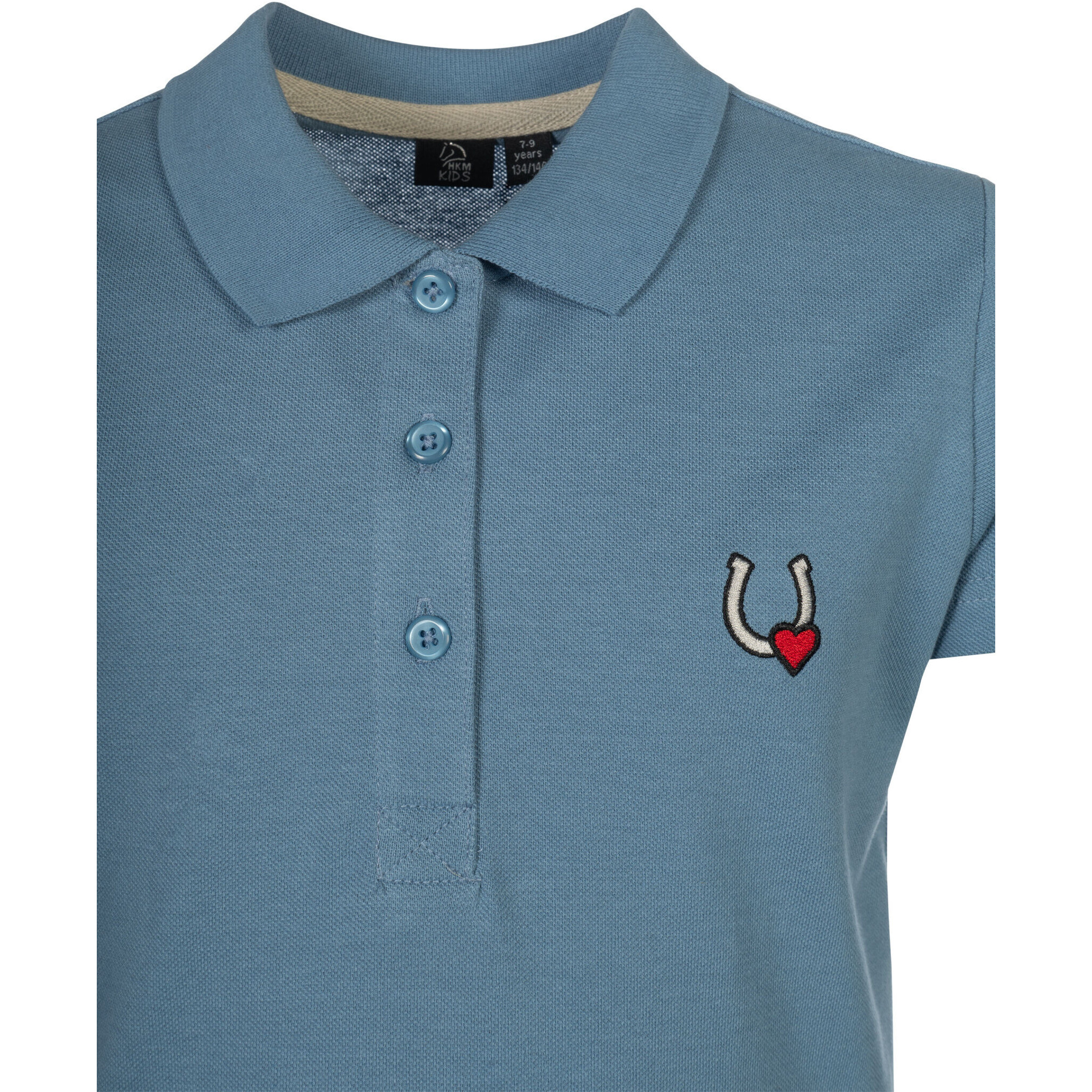 Kinder Poloshirt CLAIRE rauchblau