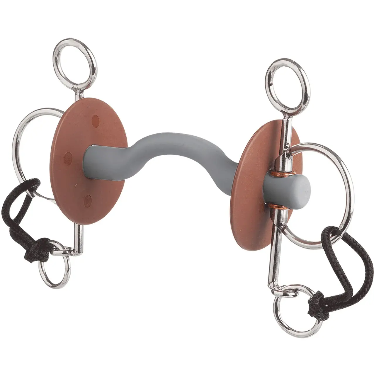 Pelham kurz mit Zungenbogenstange soft 18mm Pelham kurz mit Zungenbogenstange soft 18mm