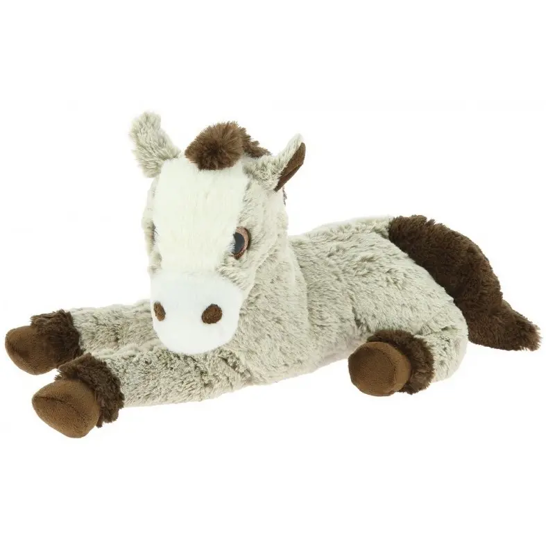 Plüschpferd beige meliert