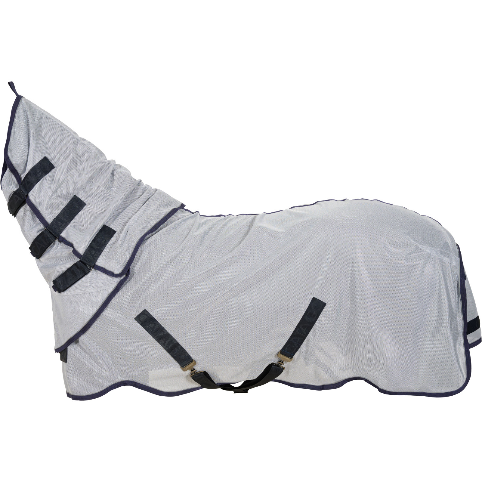 Fliegendecke mit Halsteil (abnehmbar) TERRA zen blue