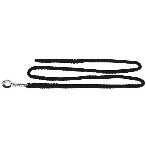 Führstrick mit Karabinerhaken SUPREME black 200cm