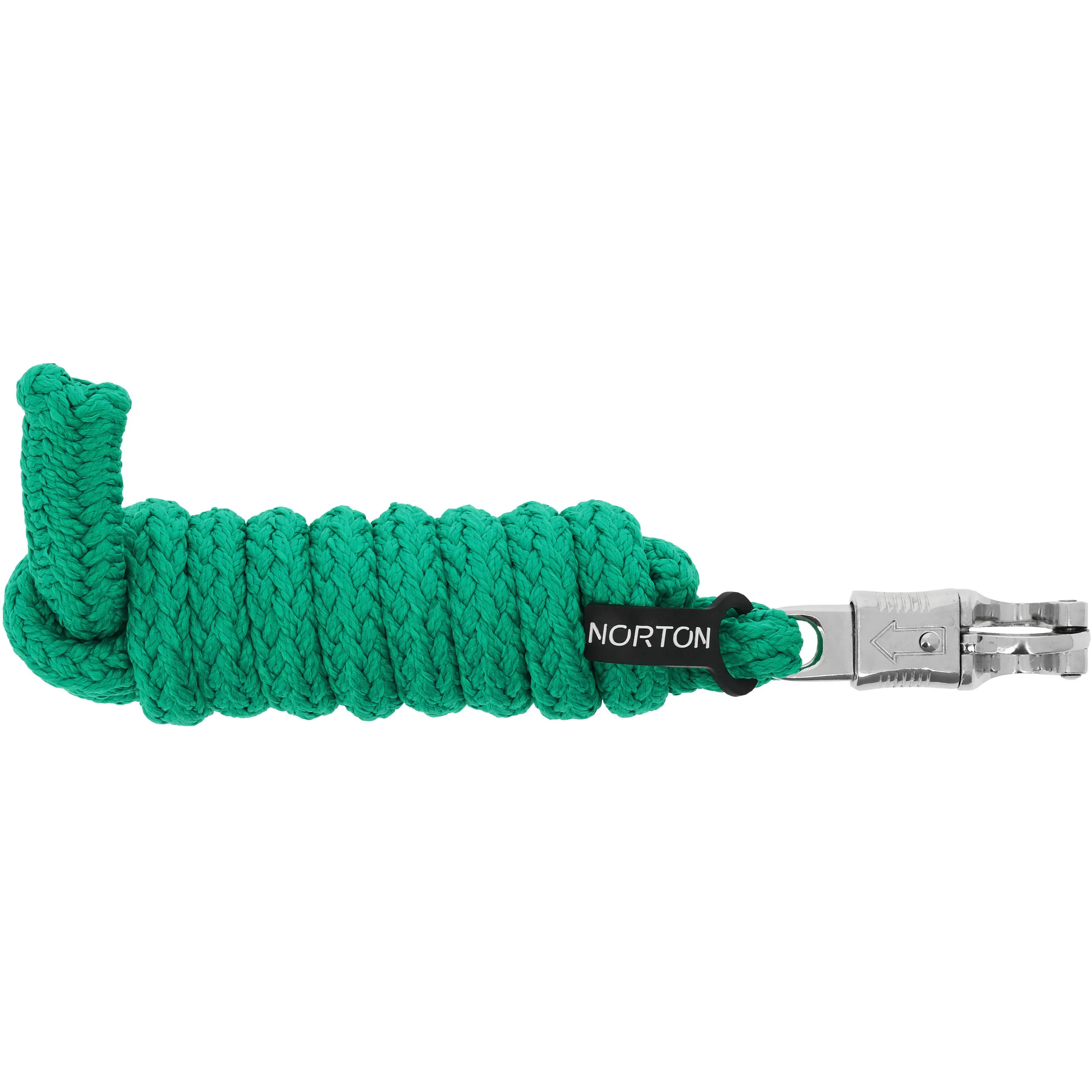 Anbindestrick mit Panikhaken LINKY grün 200cm
