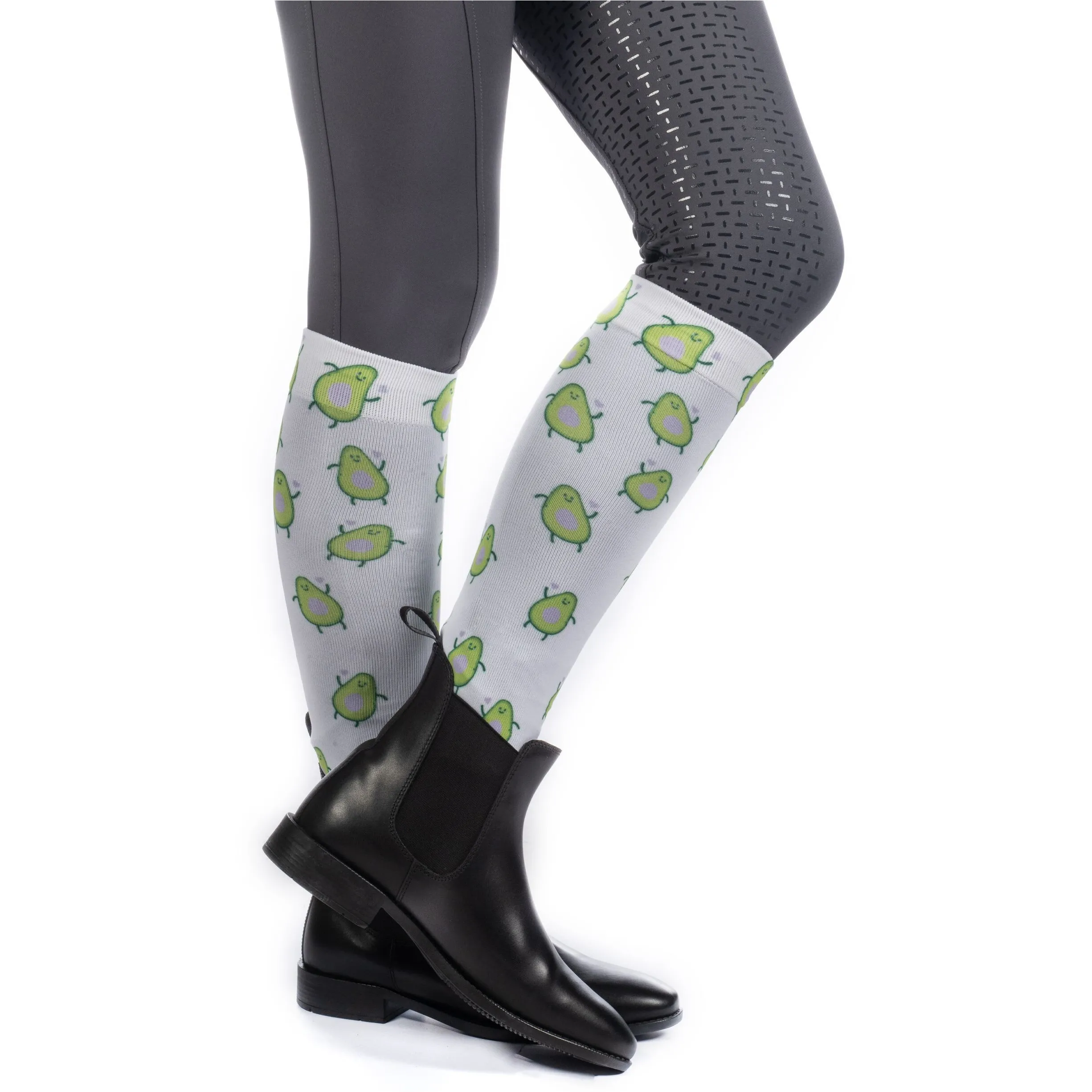 Reitsocken ARIZONA flieder/grün