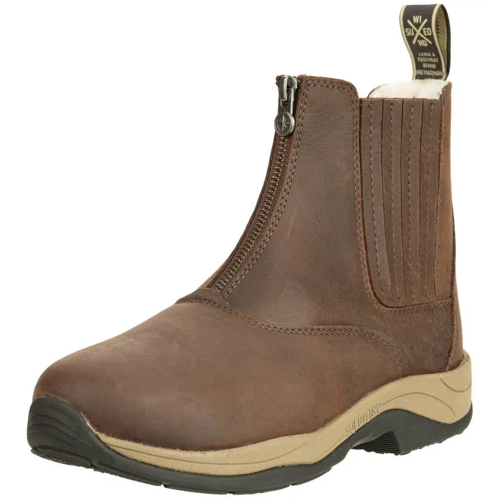 Winter Reistiefeletten FIELD FZ MERINO GripFTX Echtleder braun